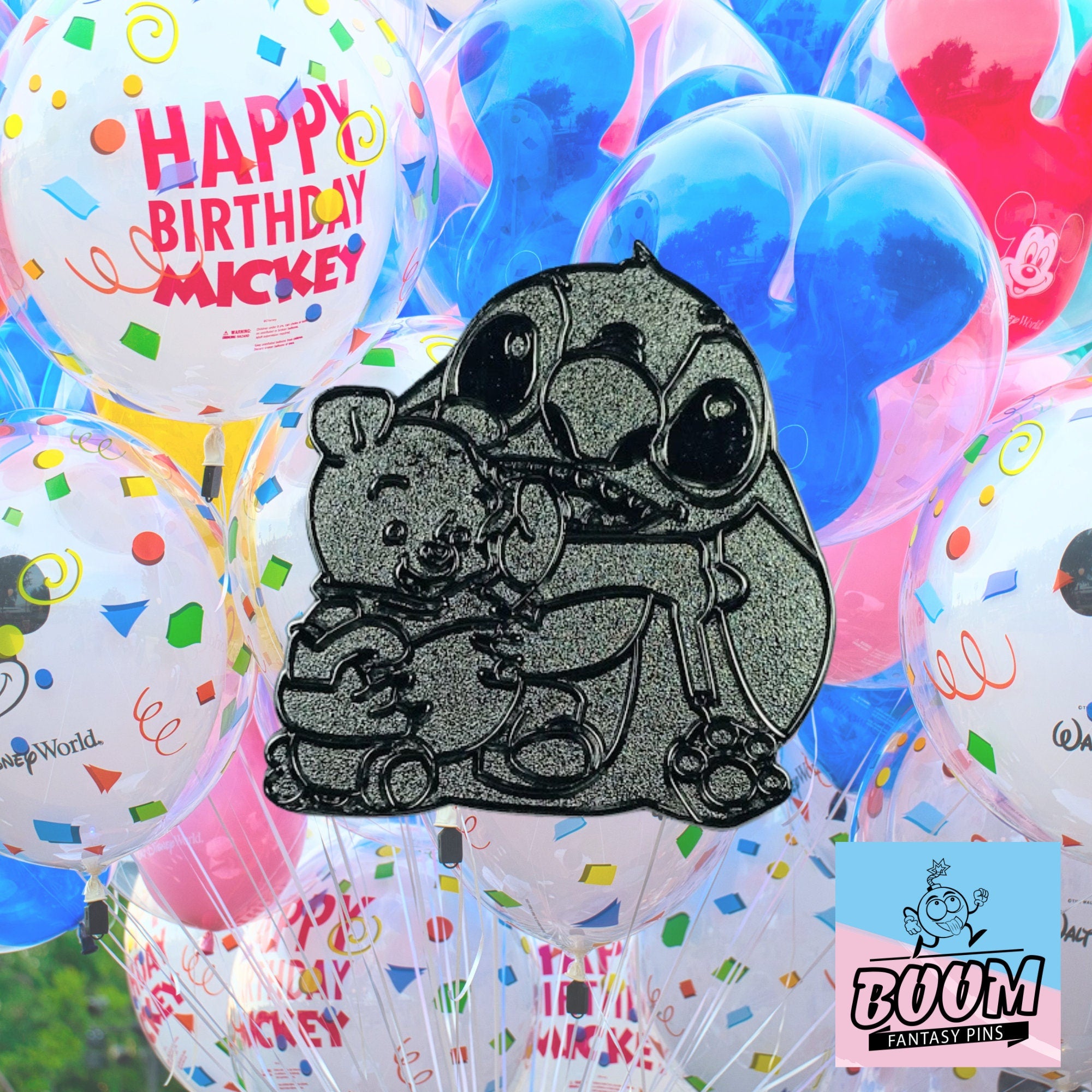 Pin – Stitch de Lilo &amp; Stitch y Winnie the Pooh de Winnie the Pooh – Disney Fantasy