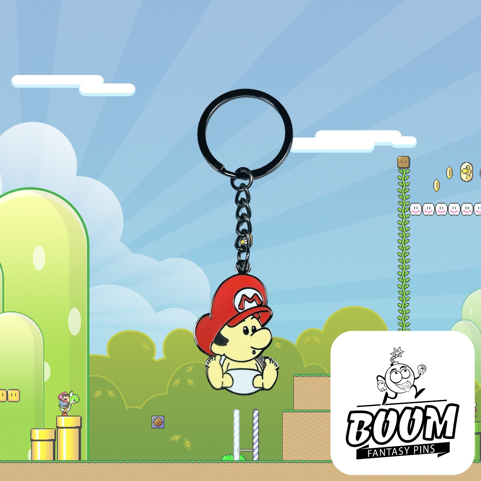 Keychain – Mario from Super Mario Bros – Nintendo Franchise
