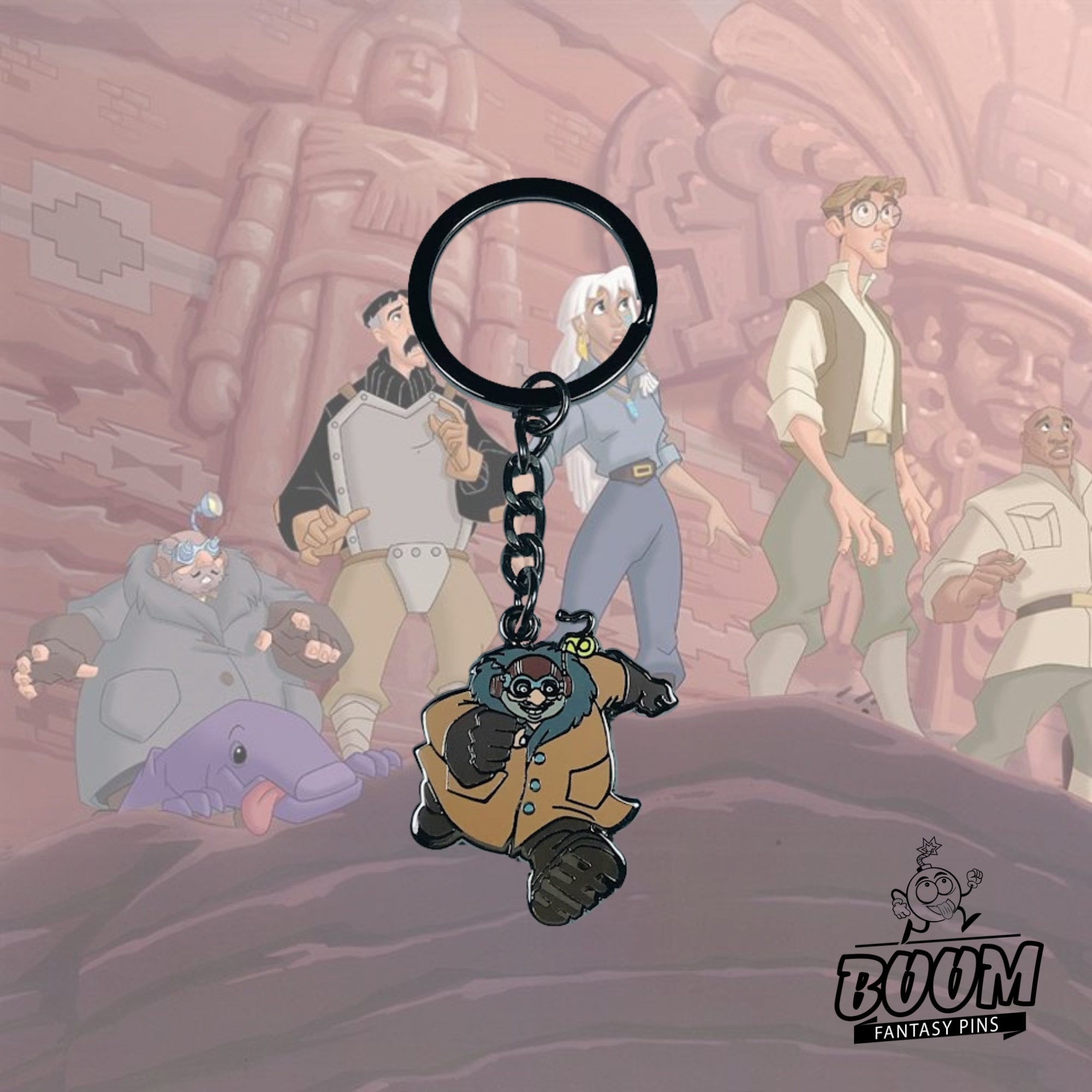 Llavero – Gaetan Molière de Atlantis El Imperio Perdido – Disney Fantasy