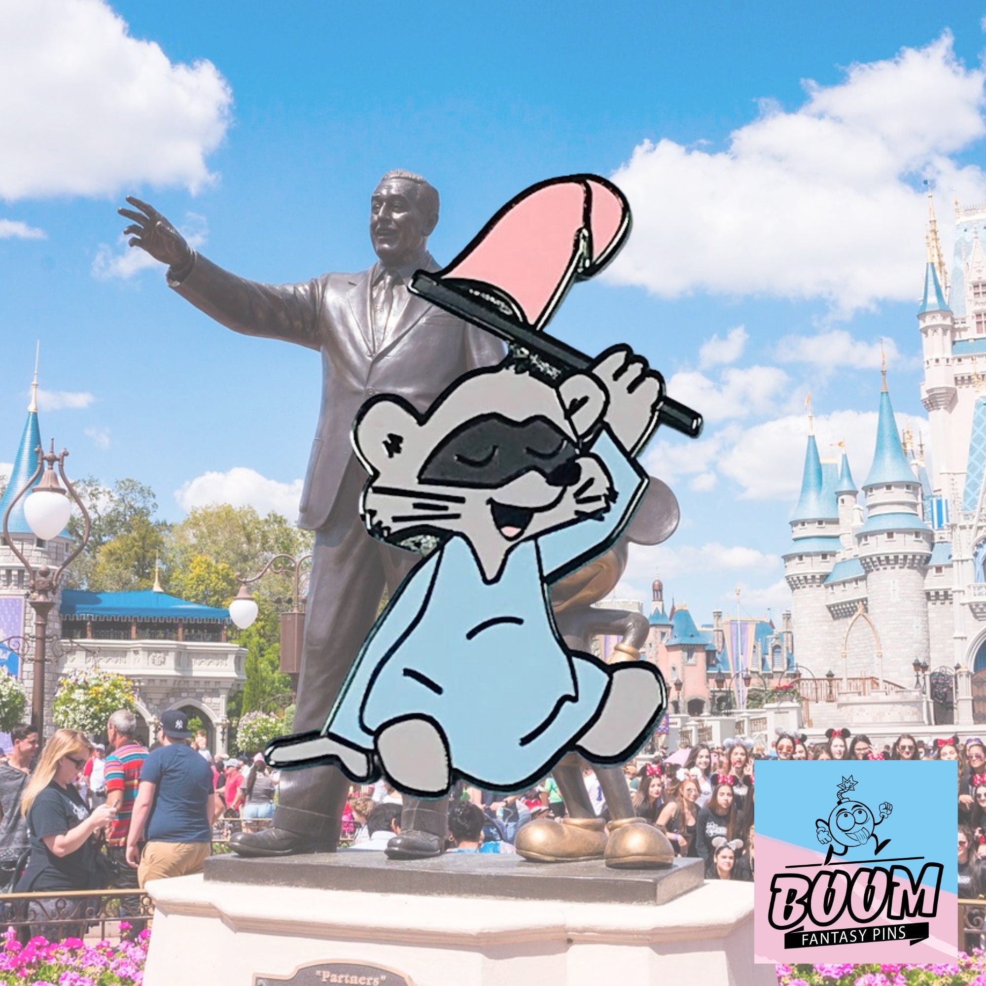 Pin – Mapache de Robin Hood Disney Fantasy