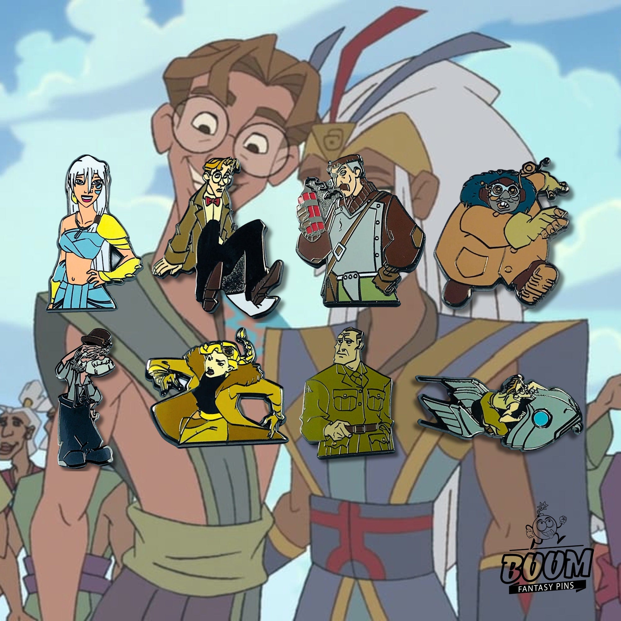 Pin's – Kida d'Atlantide, l'empire perdu – Disney Fantasy