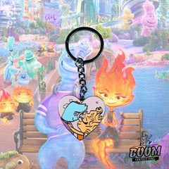 Llavero – Ember y Lake de Elemental – Disney Fantasy