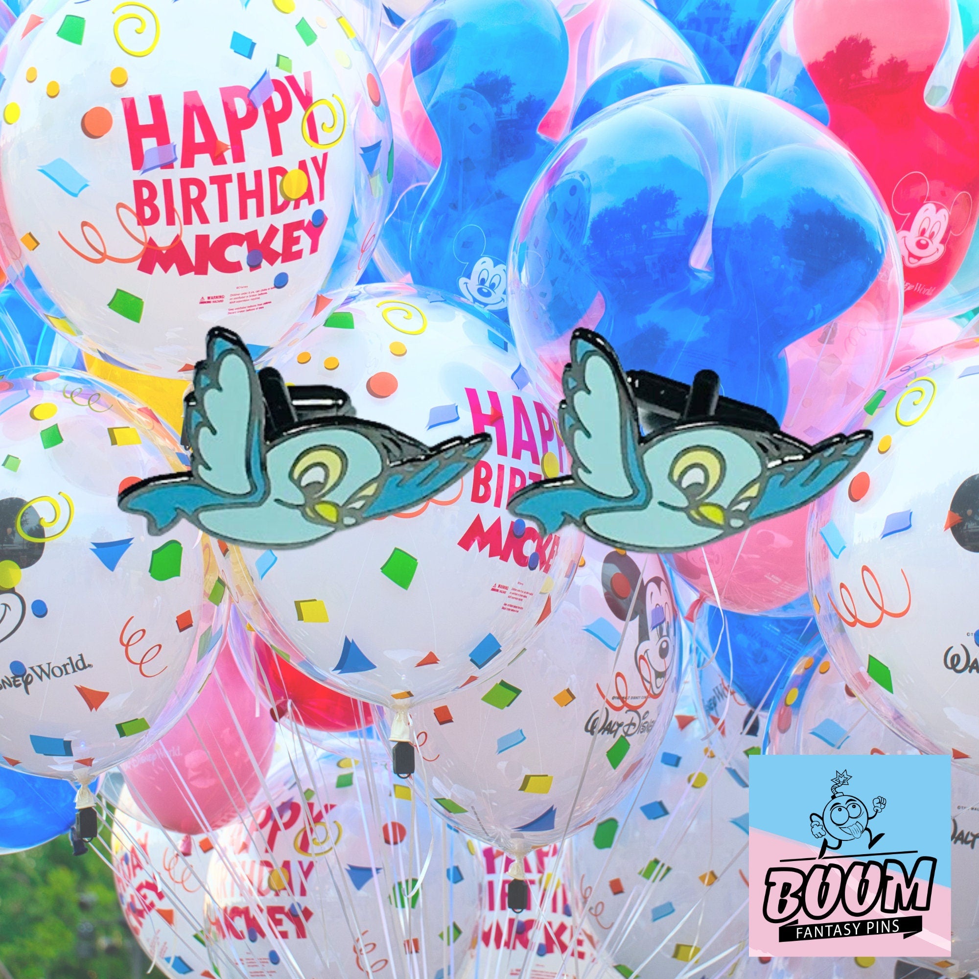 Boutons de manchette – Bambi et l'Oiseau bleu du film Bambi – Disney Fantasy