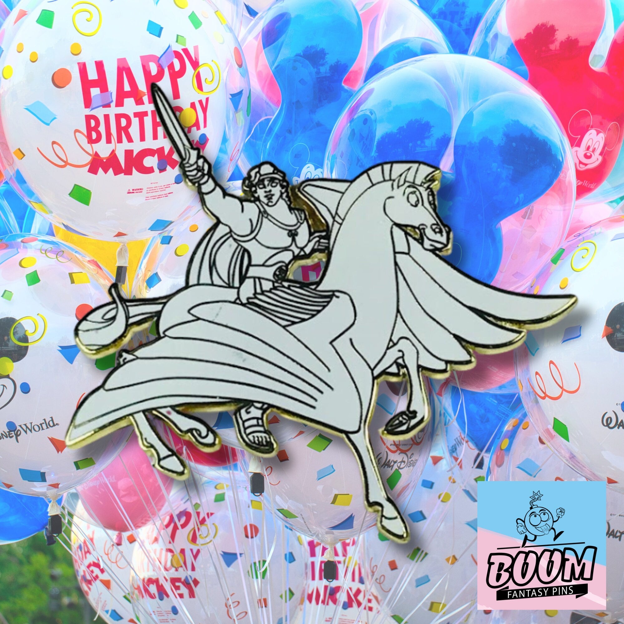 Pin – Hércules y Pegaso de Hércules – Disney Fantasy