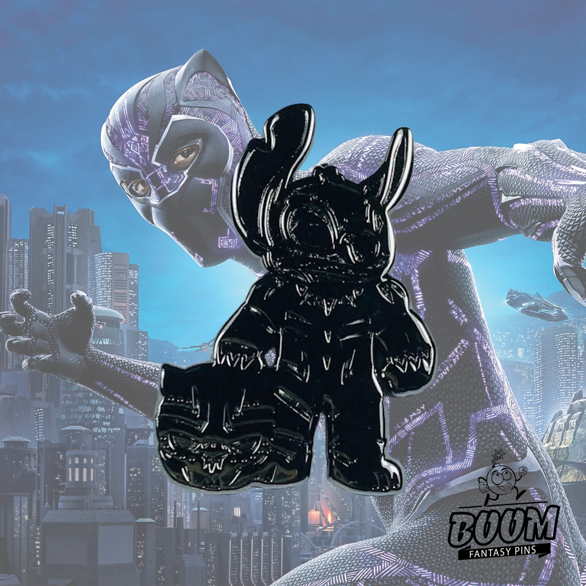 Épingle – Expérience 626 Stitch en Panthère Noire de Lilo &amp; Stitch – Disney Fantasy