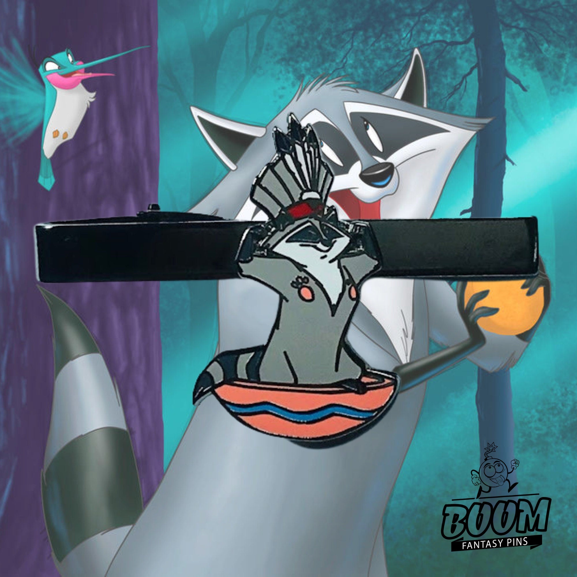 Pince à cravate – Meeko de Pocahontas – Disney Fantasy