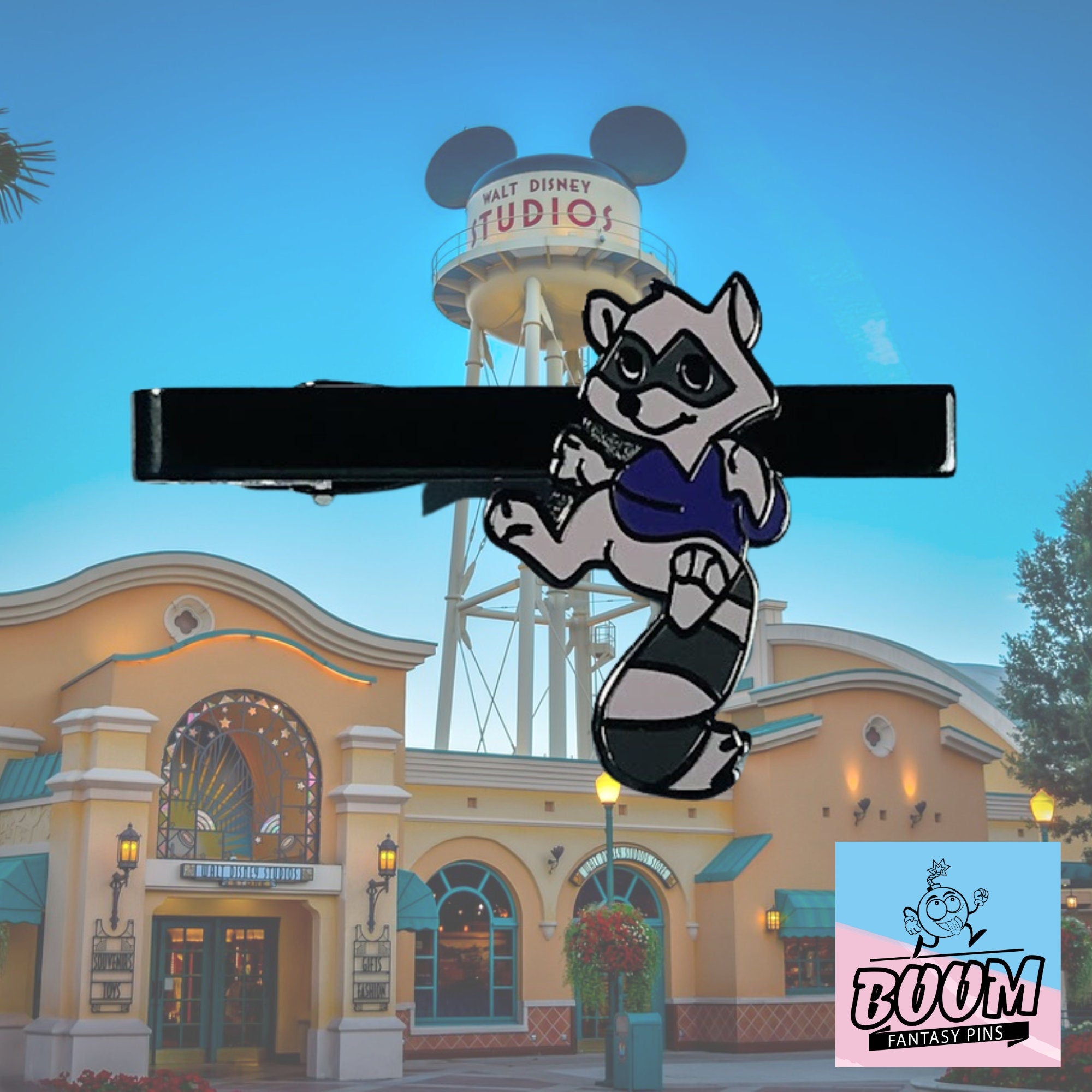 Pinza de corbata – Skippy el mapache de Robin Hood – Disney Fantasy