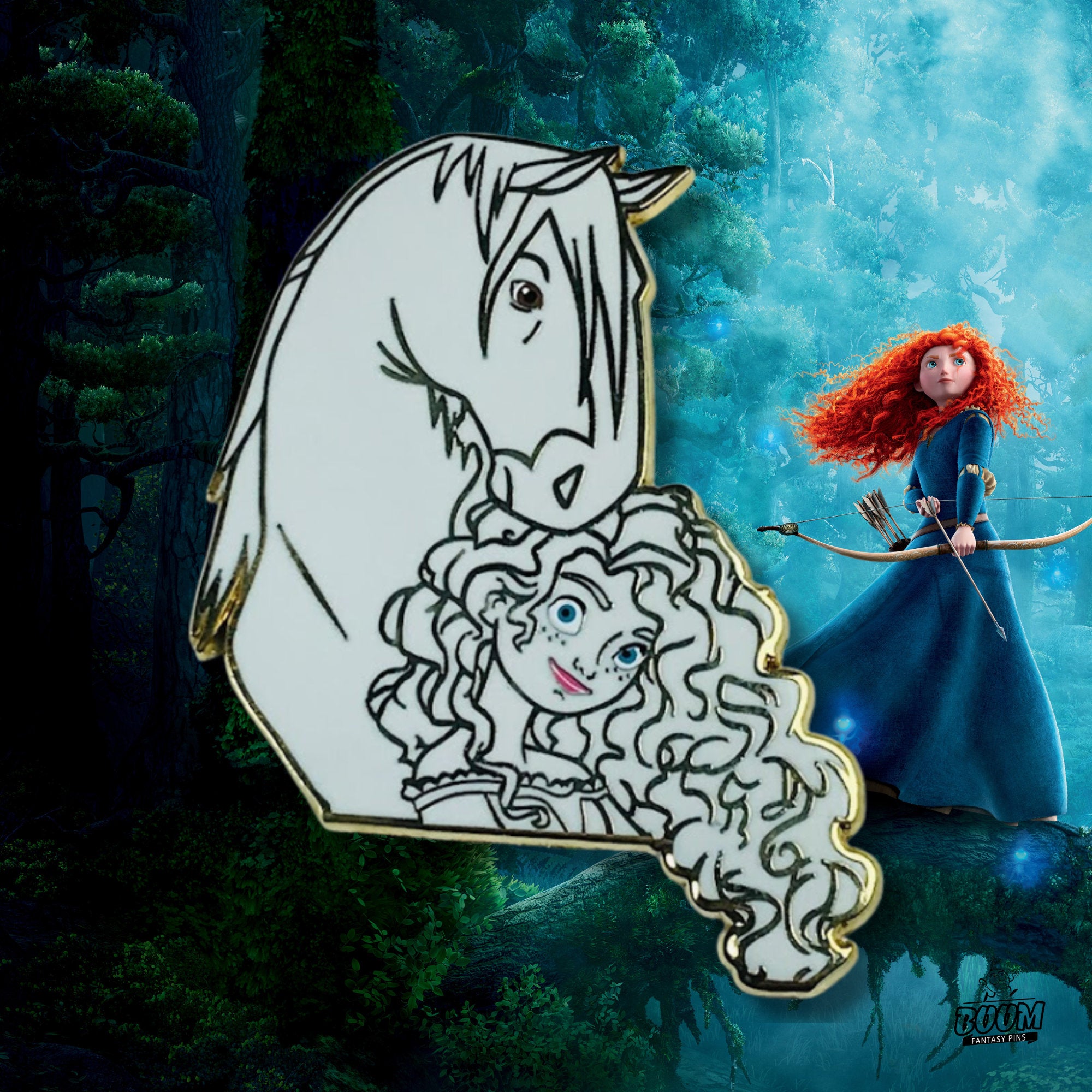 Pin's – Merida du film Rebelle – Disney Fantasy