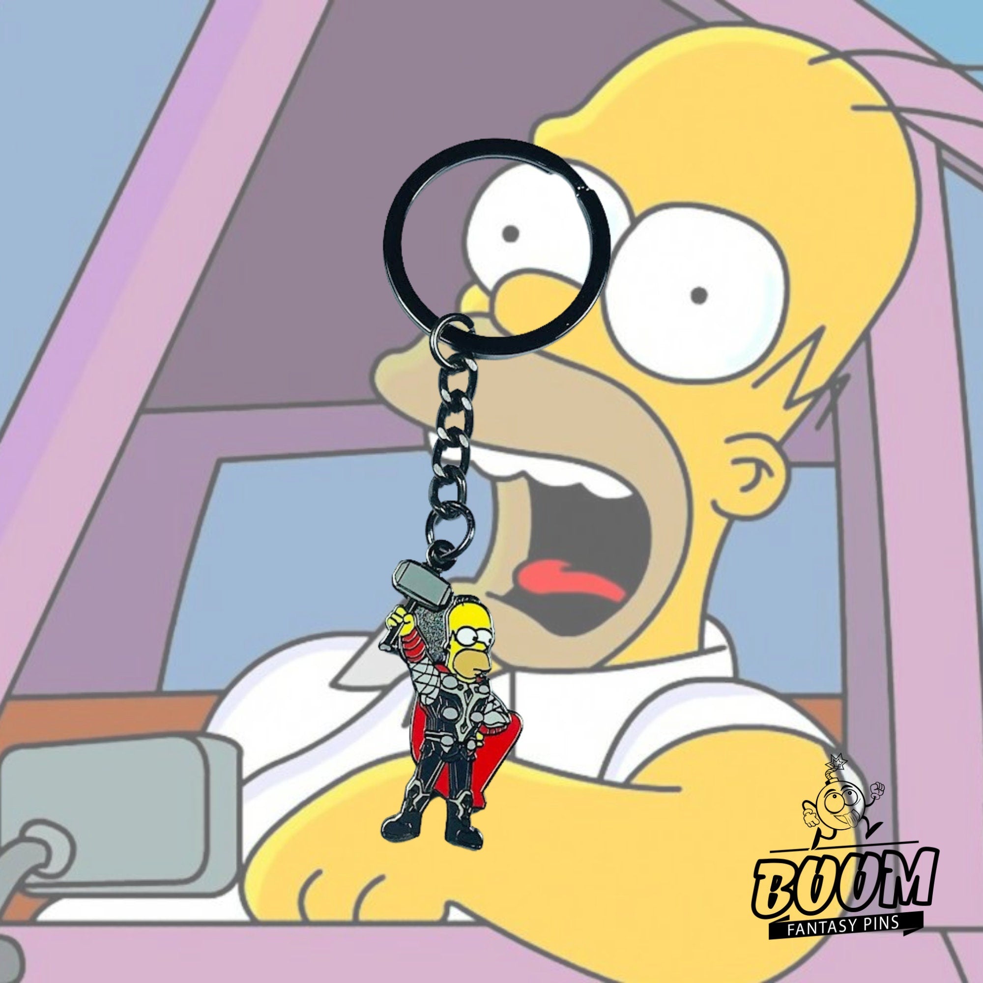 Porte-clés – Homer Simpson des Simpson – Disney Fantasy