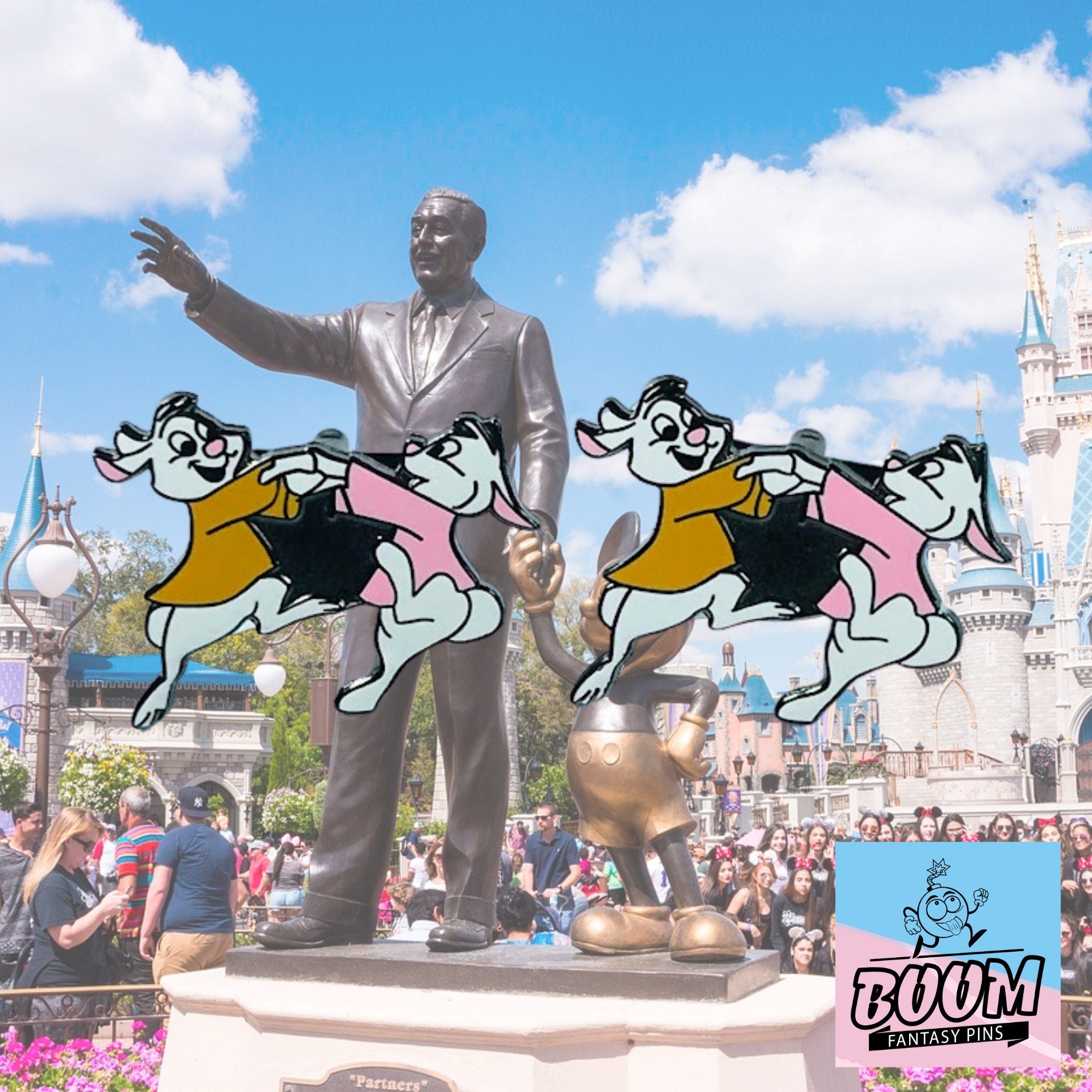 Cufflinks – Skippy Yellow and Sis Bunny from Robin Hood – Disney Fantasy