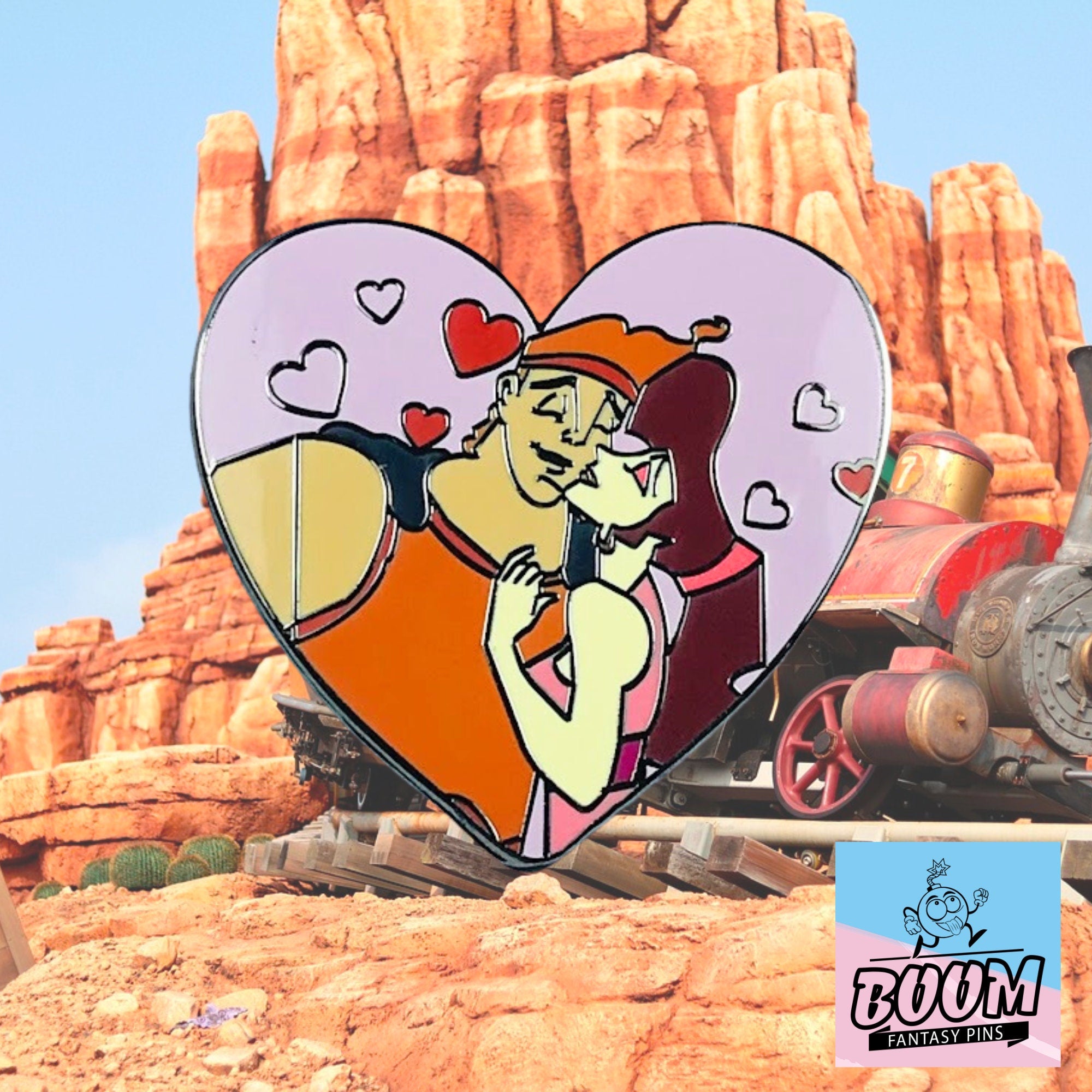 Pin's – Hercule et Mégara du film Hercule – Disney Fantasy