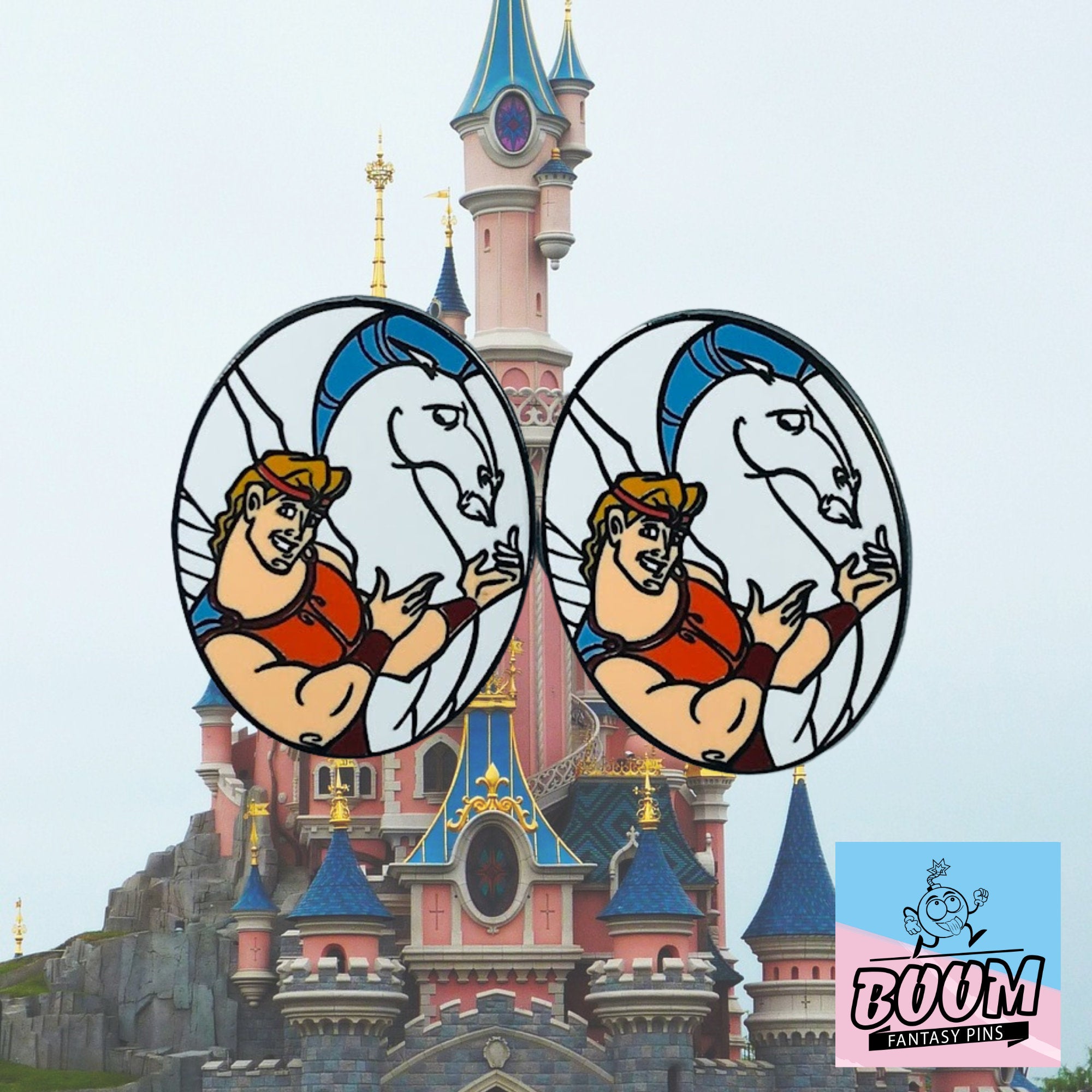 Boutons de manchette – Hercule et Pégase du film Hercule – Disney Fantasy