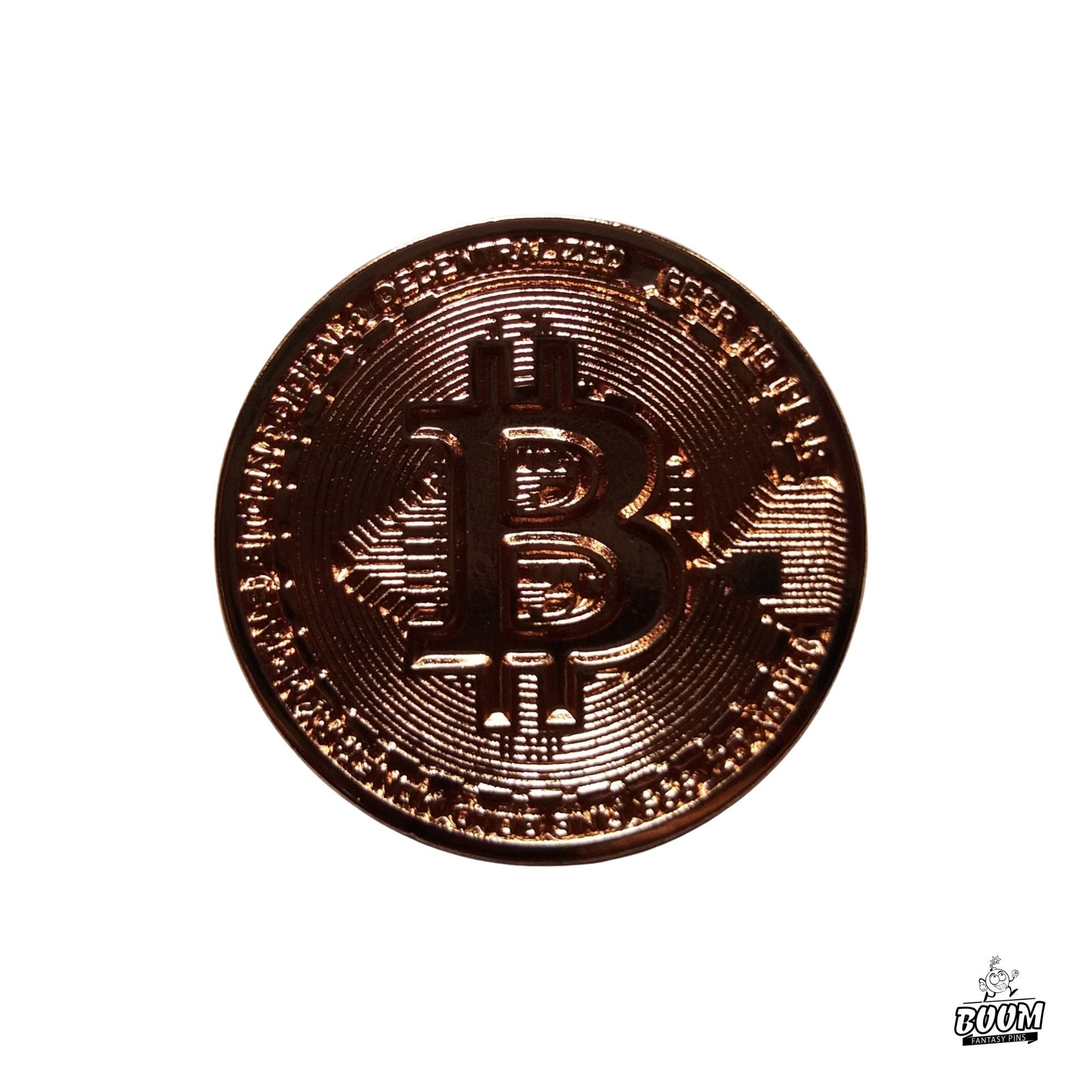 Pin – Bitcoin del Protocolo de Criptomonedas – Moneda Digital Blockchain