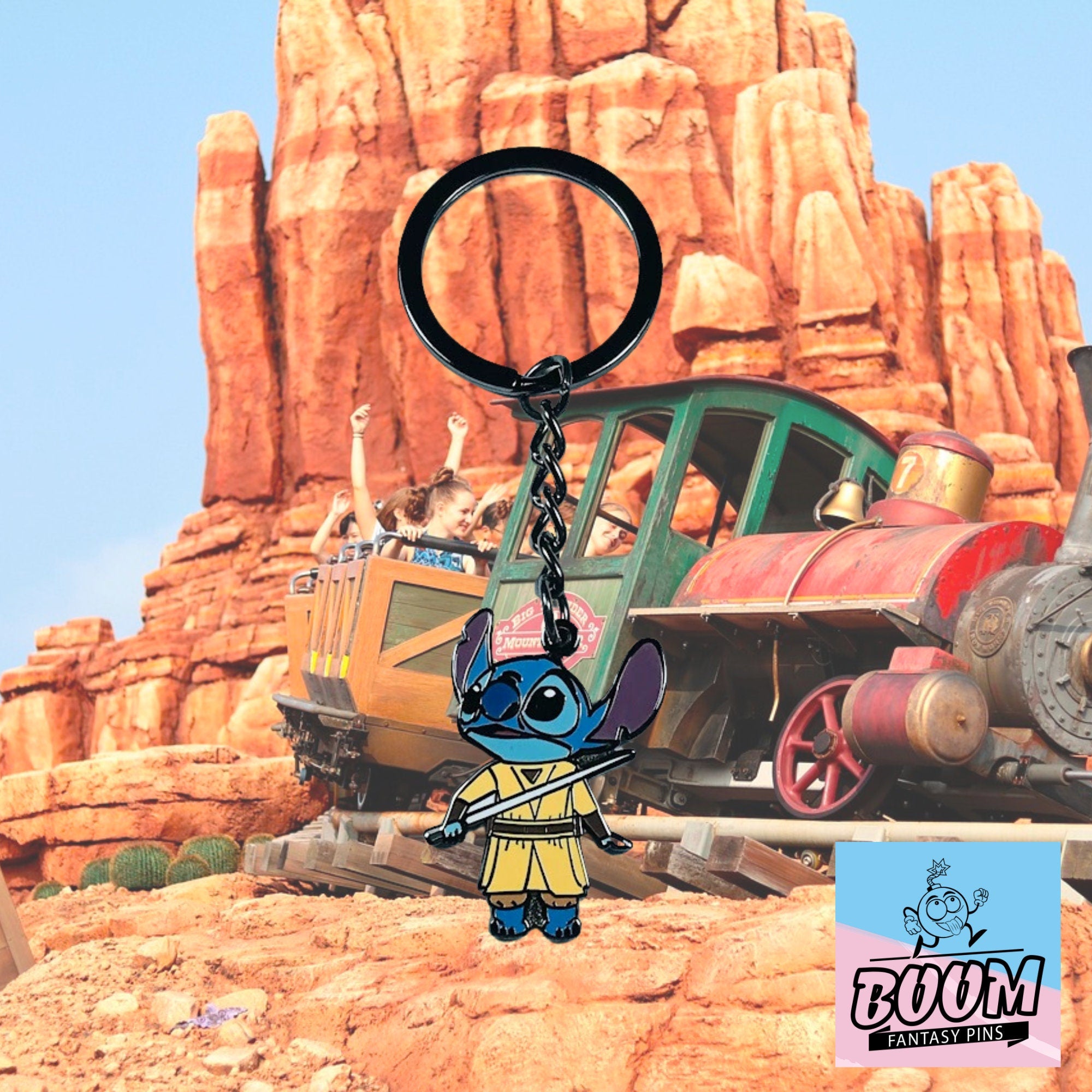 Llavero – Experimento 626 Stitch como Rey de Lilo &amp; Stitch – Disney Fantasy