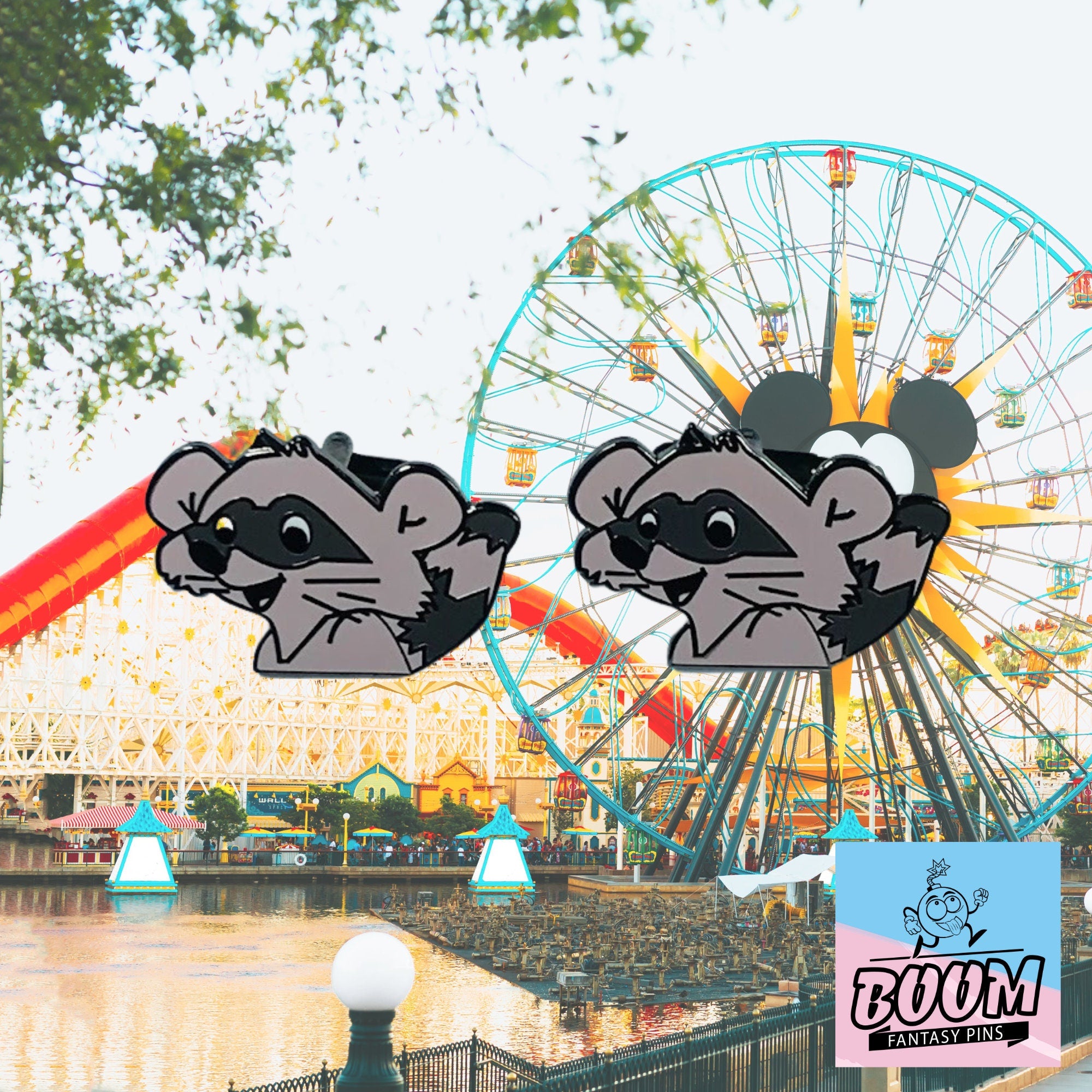 Cufflinks – Trigger the Raccoon from Robin Hood – Disney Fantasy