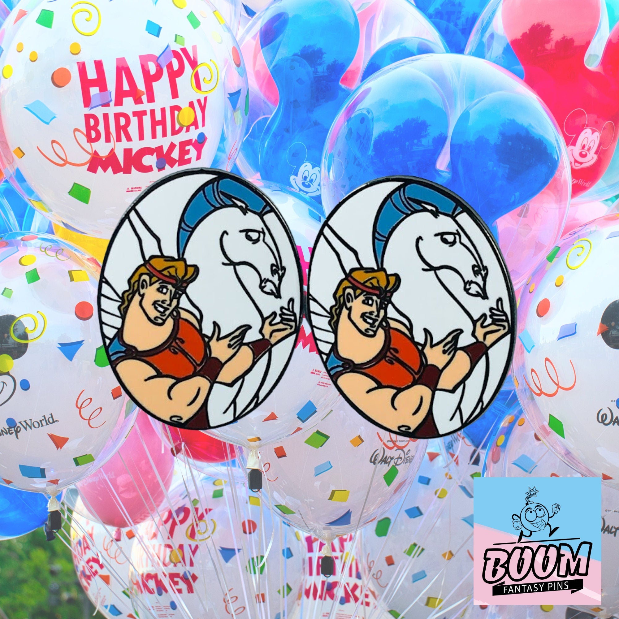 Boutons de manchette – Hercule et Pégase du film Hercule – Disney Fantasy