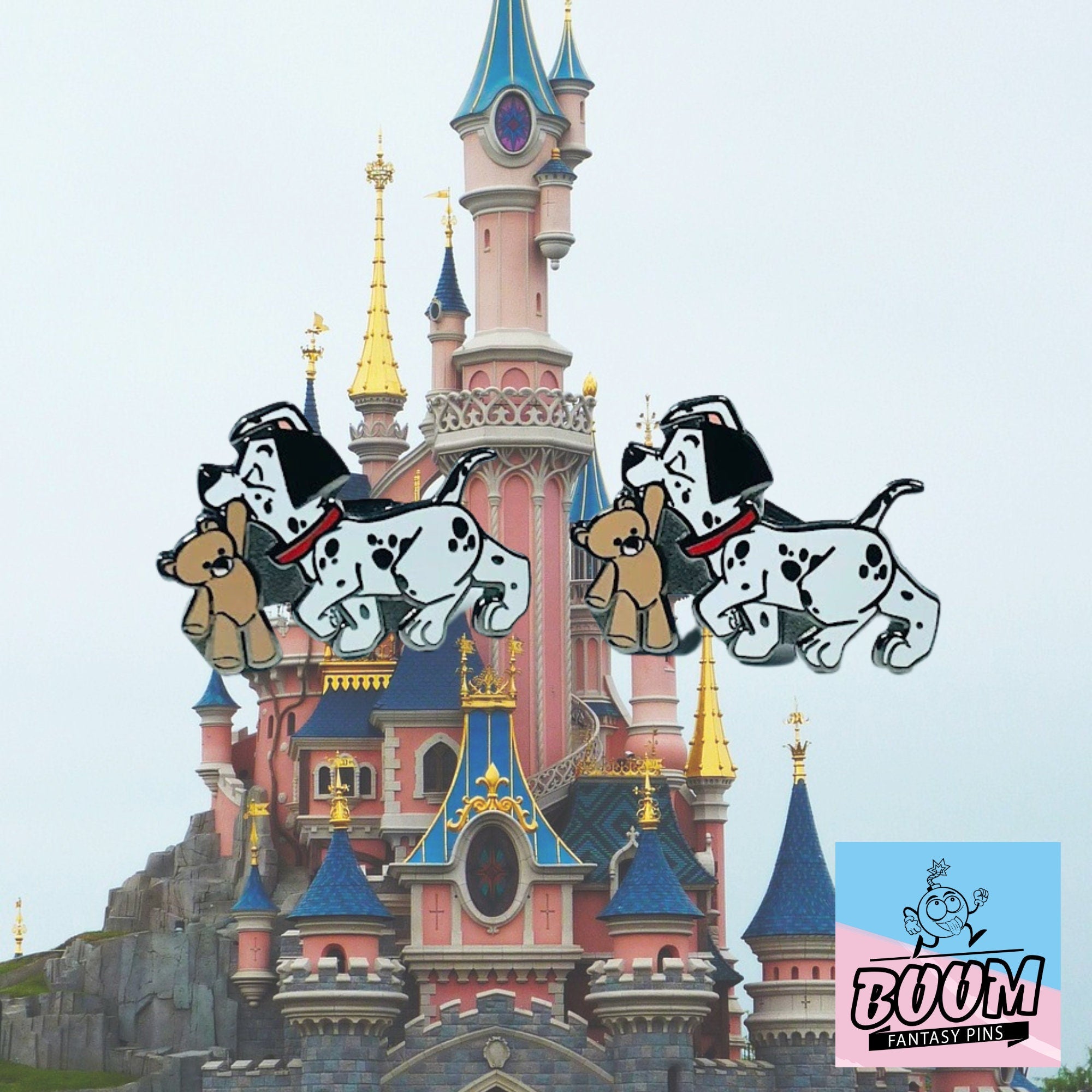 Gemelos – Parche y osito de 101 Dálmatas – Disney Fantasy