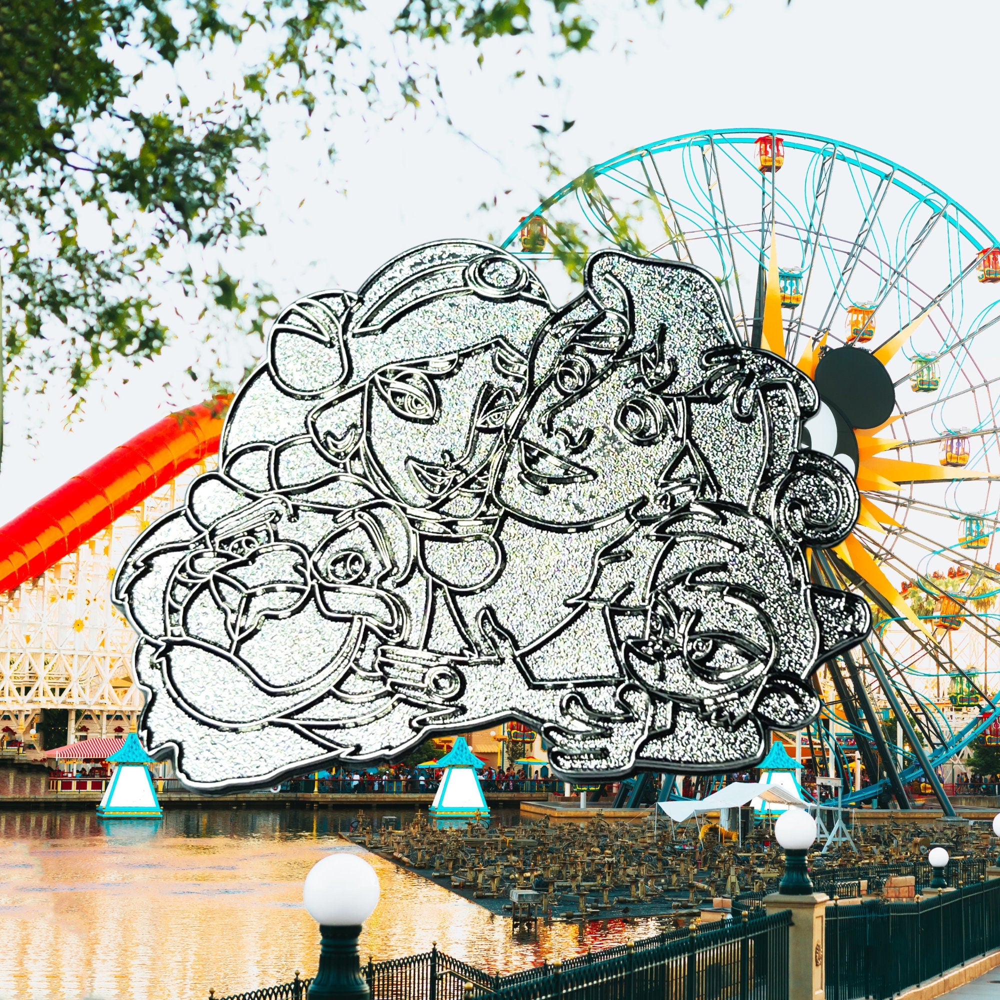 Pin – Princesa Jasmine y Aladdin de Aladdin – Disney Fantasy