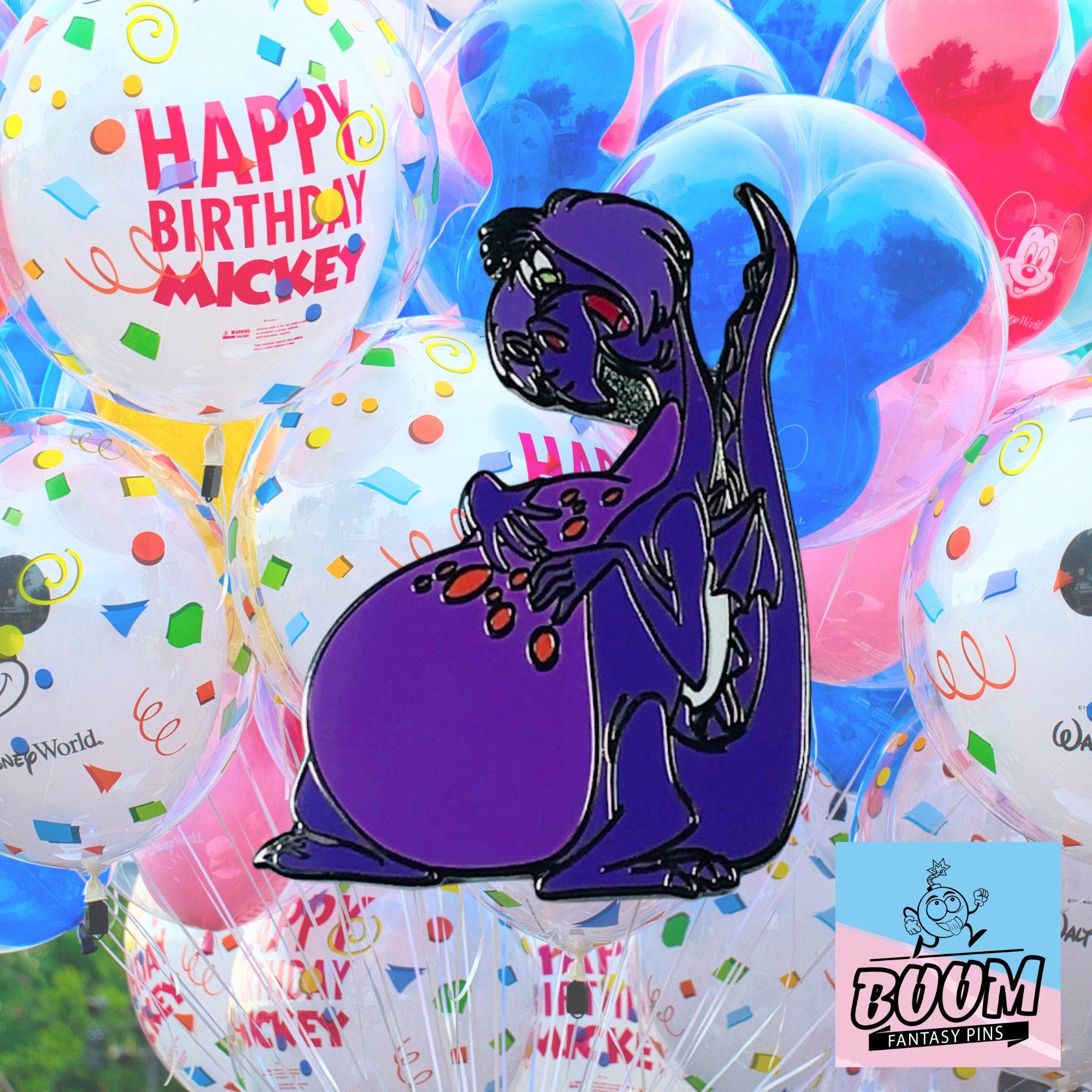 Pin's – Madame Mim en dragon du film Merlin l'Enchanteur – Disney Fantasy