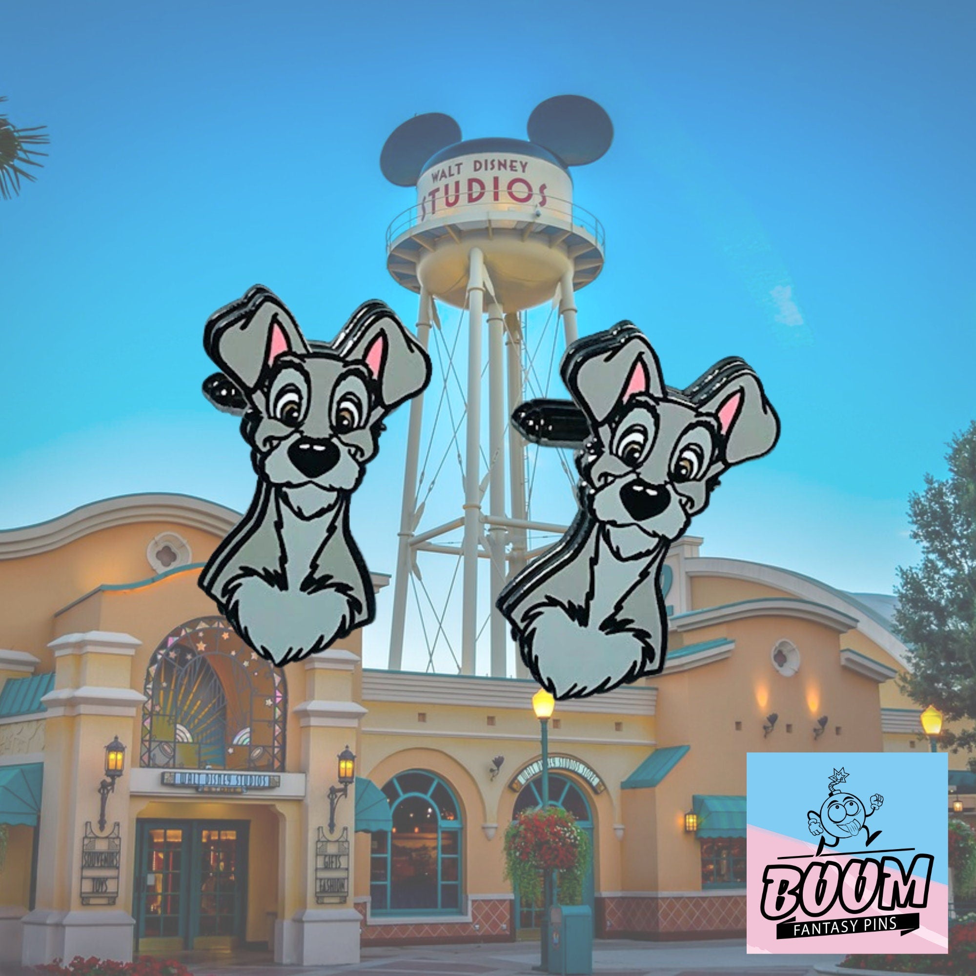 Boutons de manchette – Clochard de La Belle et le Clochard – Disney Fantasy