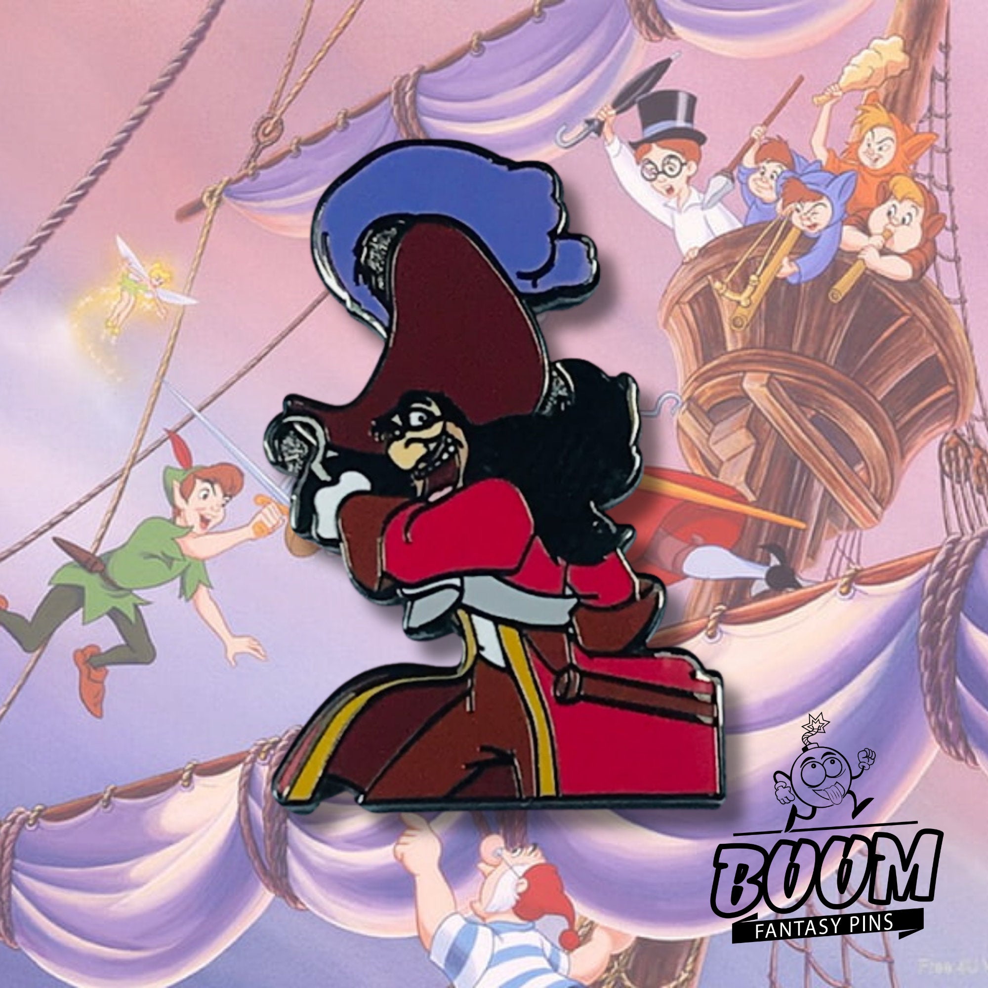 Pin's – Capitaine Crochet de Peter Pan – Disney Fantasy