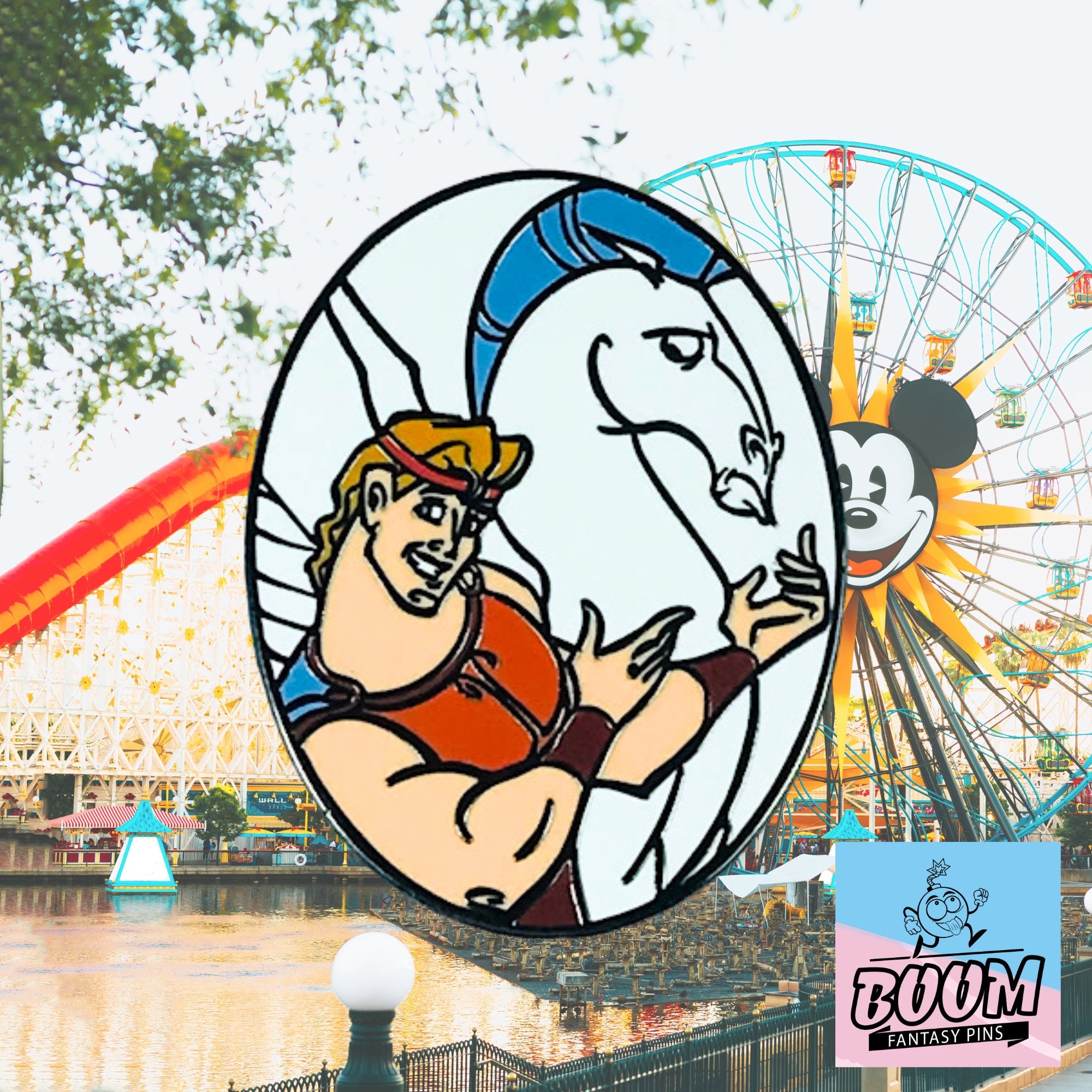 Pin – Hercules and Pegasus from Hercules – Disney Fantasy