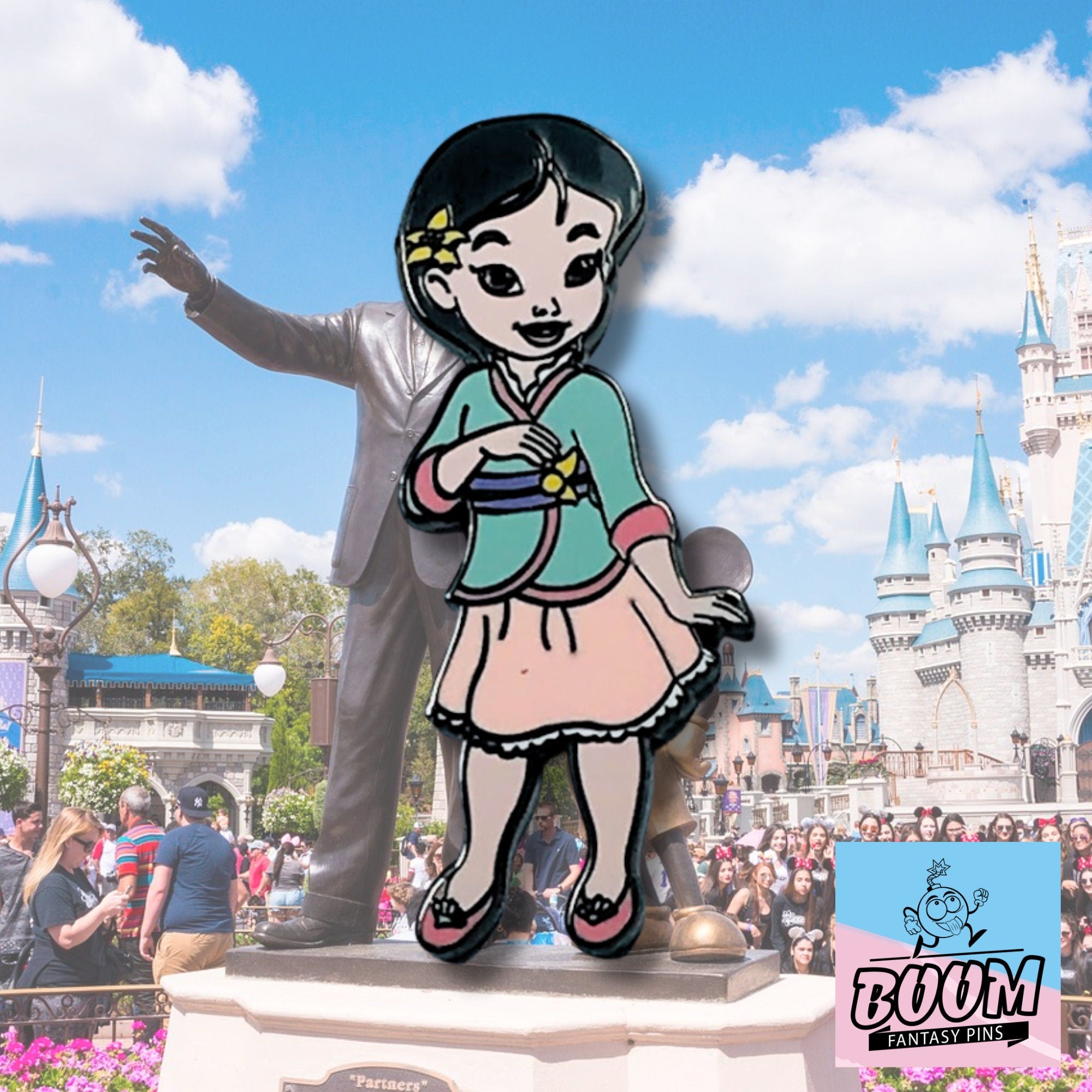 Pin – Mulan como niña de Mulan – Disney Fantasy