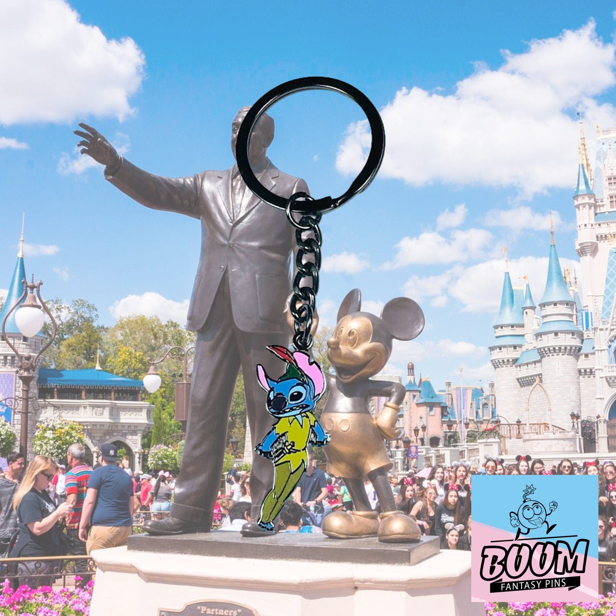 Llavero – Experimento 626 Stitch como Peter Pan de Lilo y Stitch – Disney Fantasy