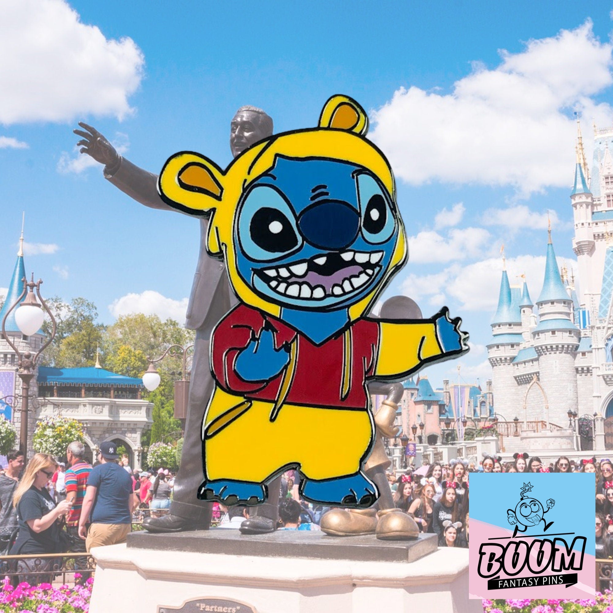 Pin - Stitch como Winnie Pooh de Lilo &amp; Stitch - Disney Fantasy