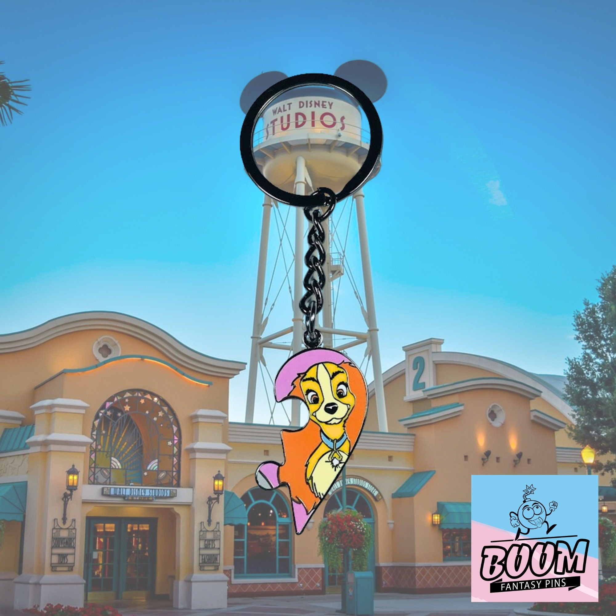 Llavero – Dama de La Dama y el Vagabundo – Disney Fantasy