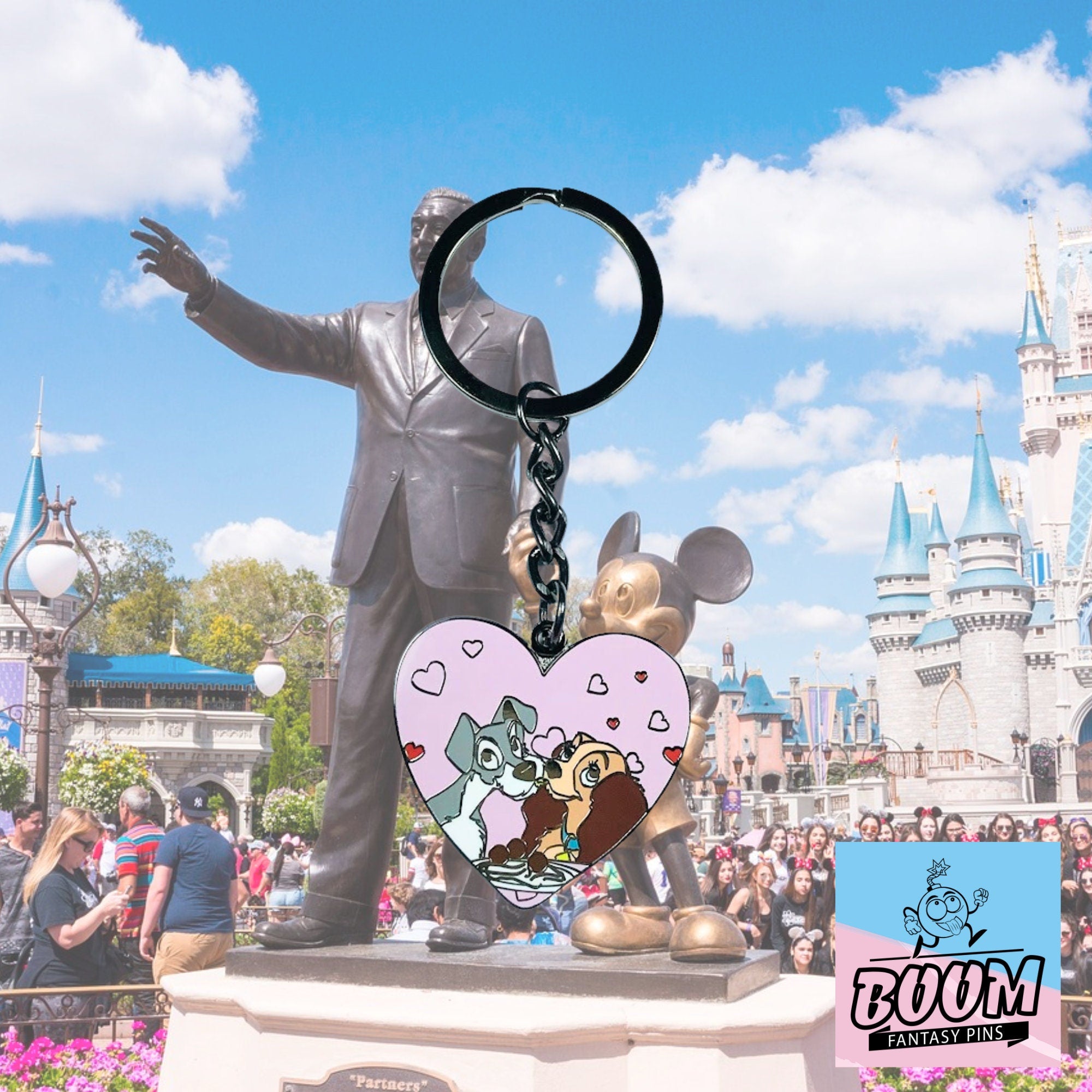 Llavero – La Dama y el Vagabundo de La Dama y el Vagabundo Disney Fantasy