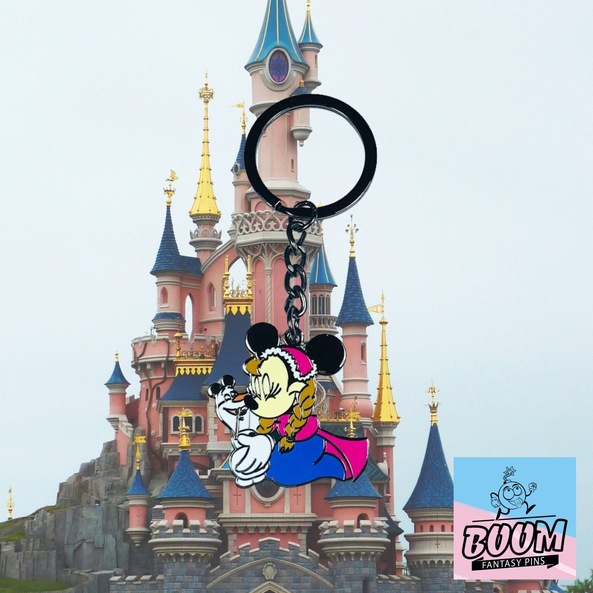 Porte-clés – Minnie Mouse en Anna de La Reine des Neiges – Disney Fantasy