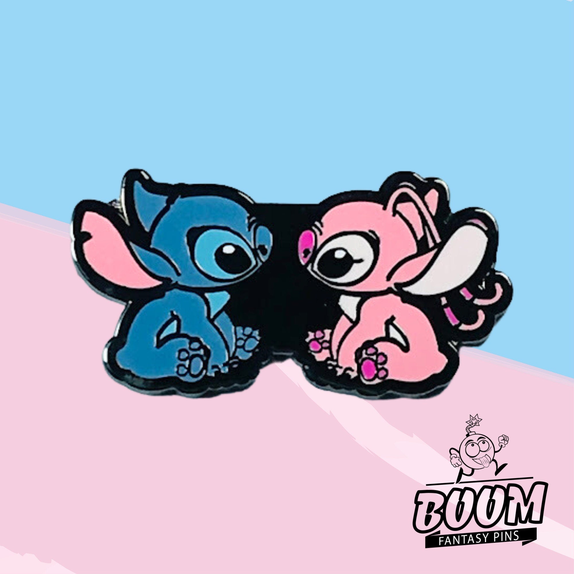 Pin – Stitch y Ángel de Lilo &amp; Stitch – Disney Fantasy