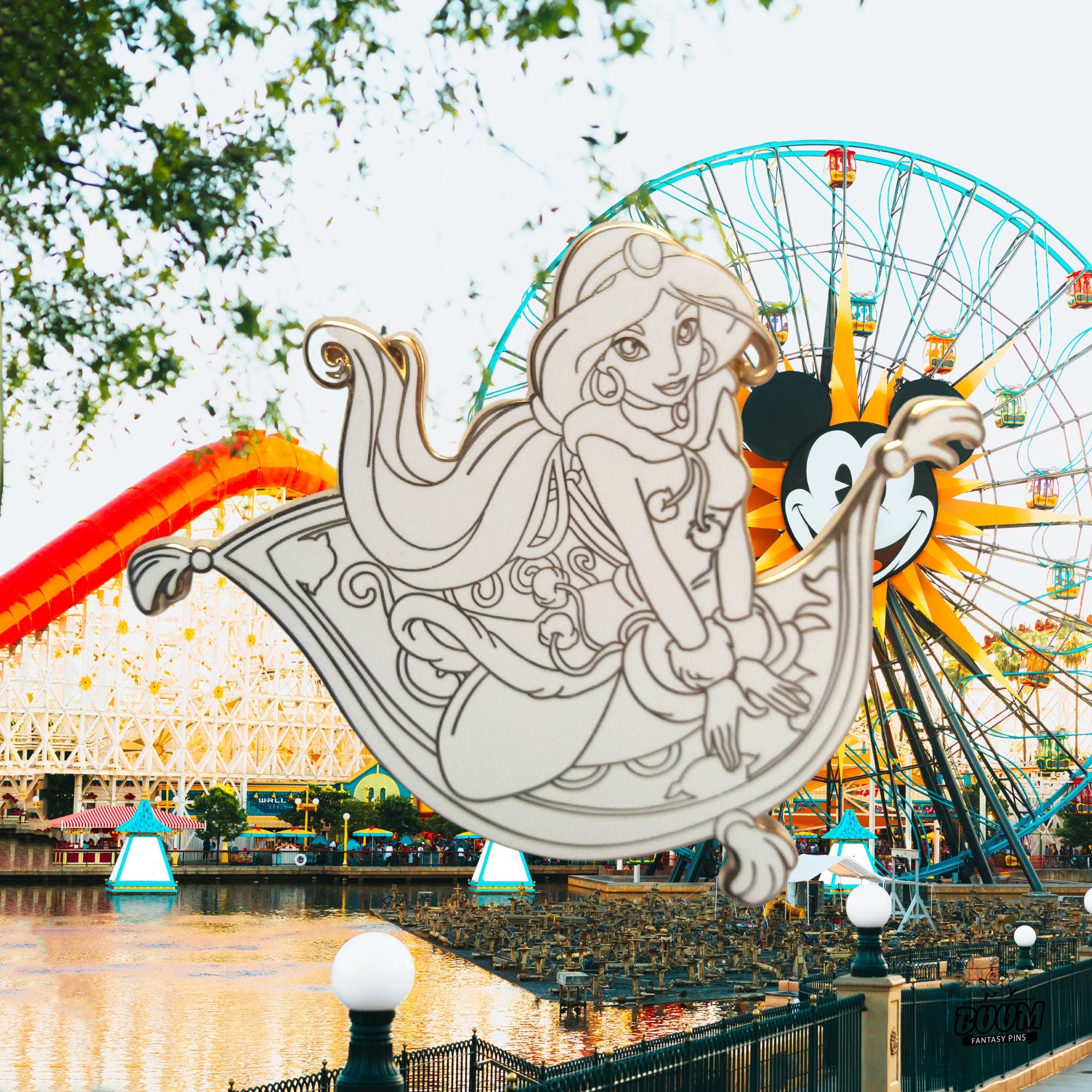 Pin's – Princesse Jasmine d'Aladdin – Disney Fantasy