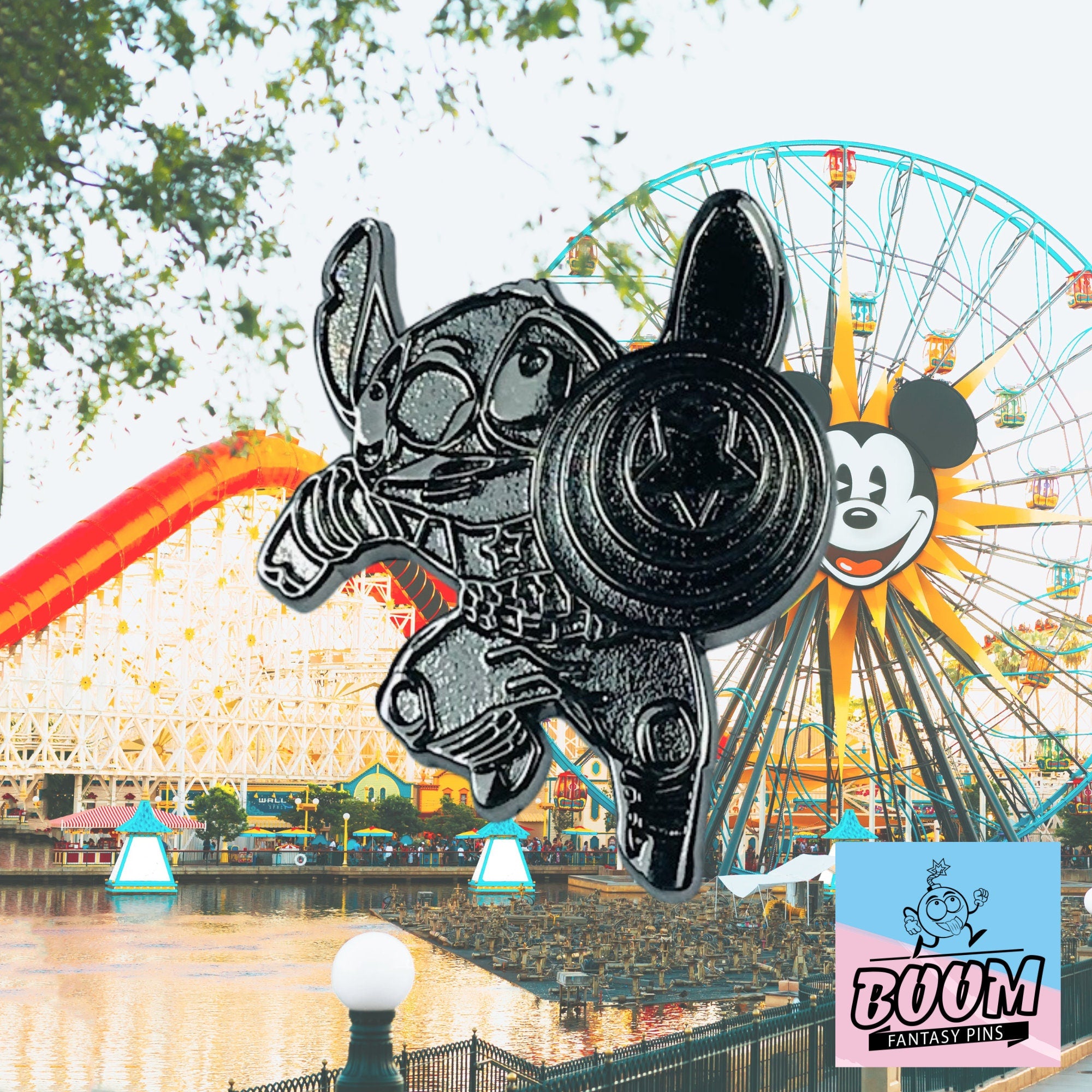 Épingle – Expérience 626 Stitch en Captain America de Lilo &amp; Stitch Disney Fantasy