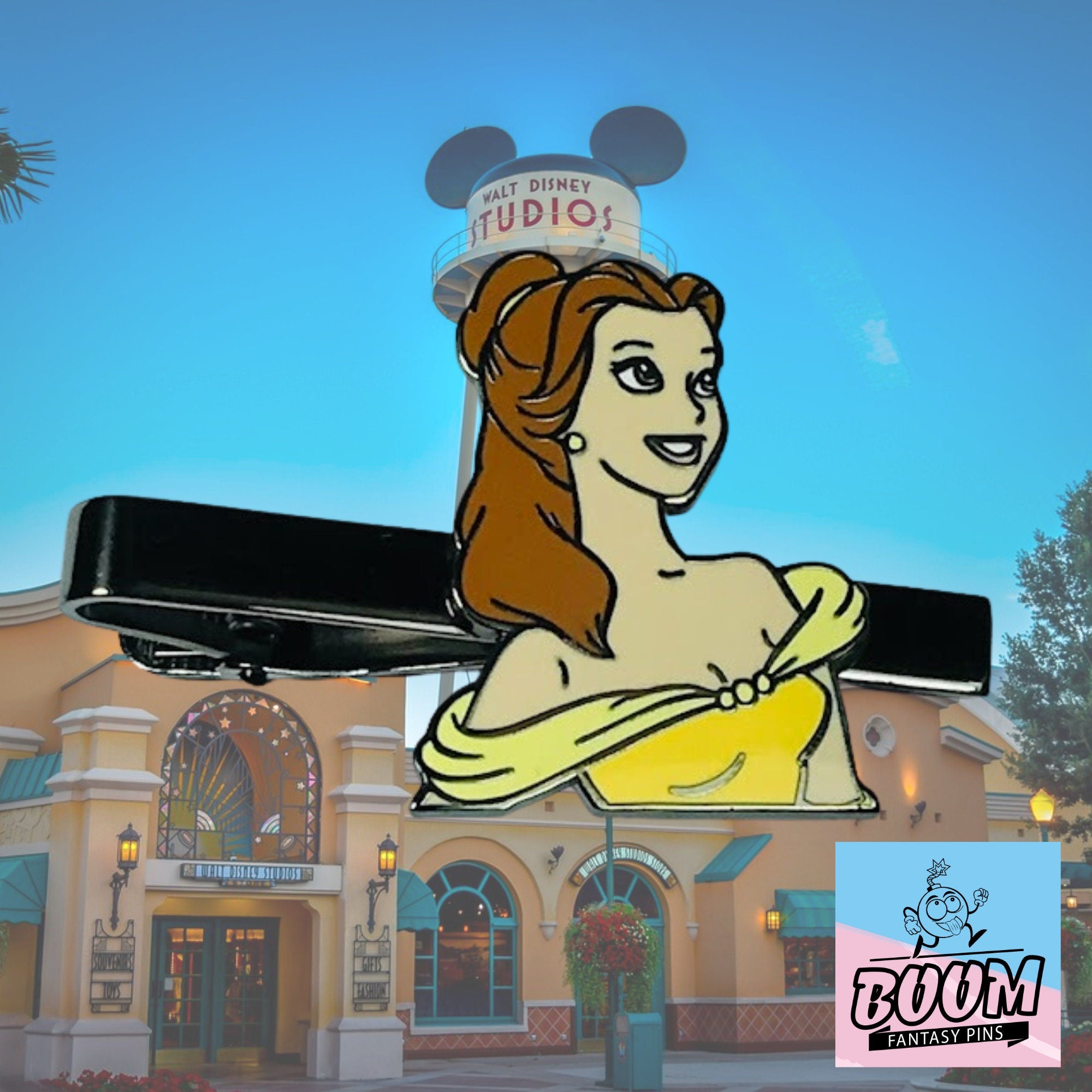 Pinza de corbata – Bella de La Bella y la Bestia – Disney Fantasy