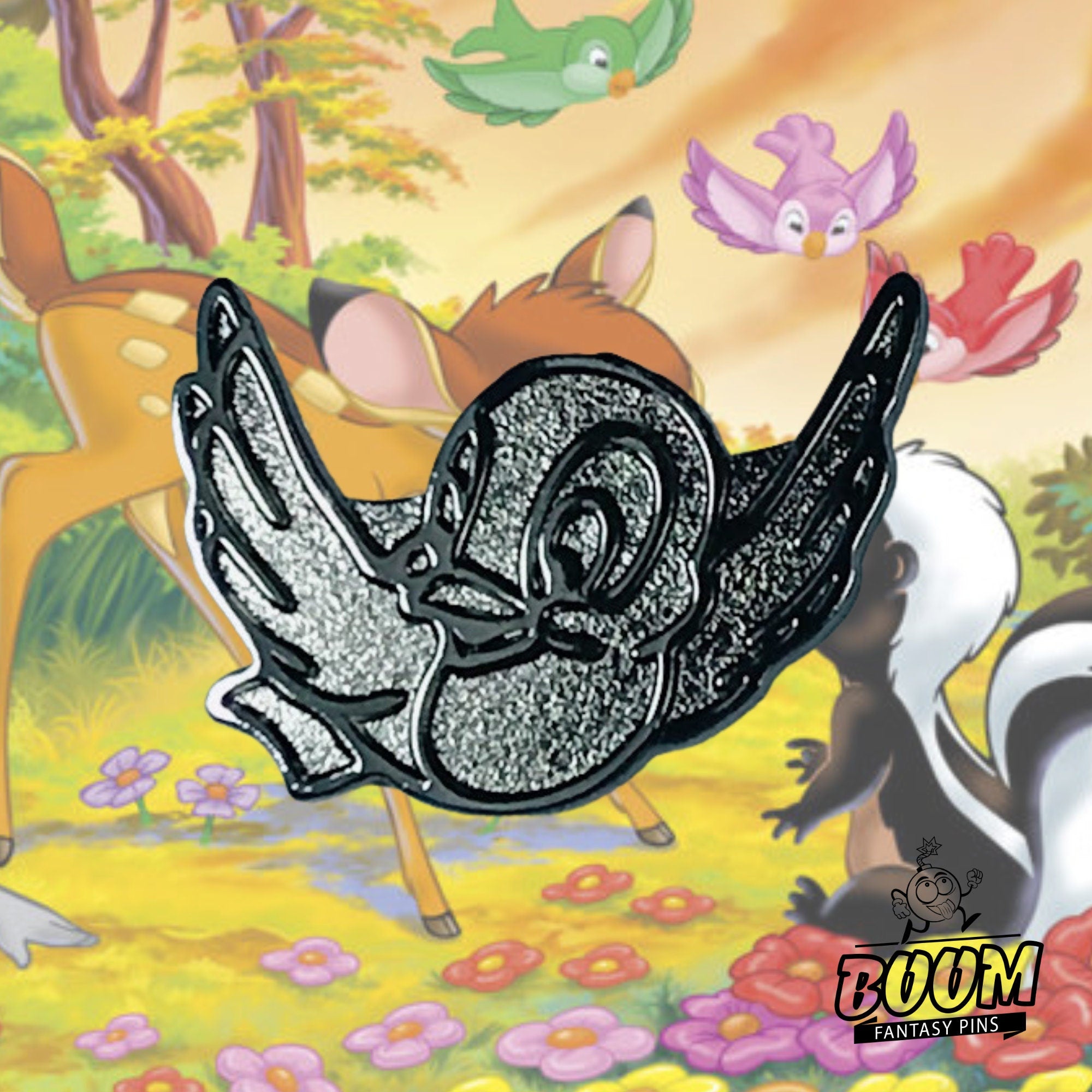 Pin – Pink Bird from Snow White Disney Fantasy