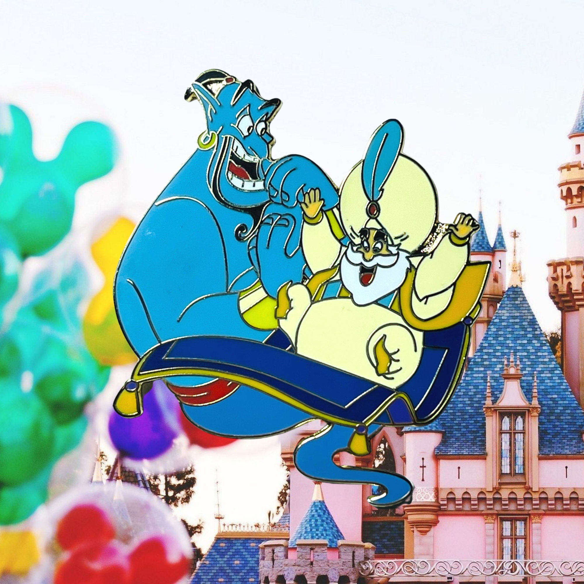 Pin's – Génie et Sultan d'Aladdin – Disney Fantasy