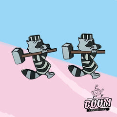 Cufflinks – Recurring Raccoon from Robin Hood – Disney Fantasy