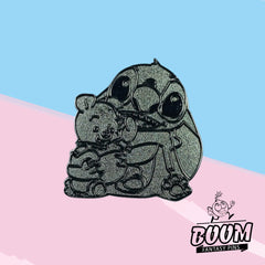 Pin – Stitch de Lilo &amp; Stitch y Winnie the Pooh de Winnie the Pooh – Disney Fantasy