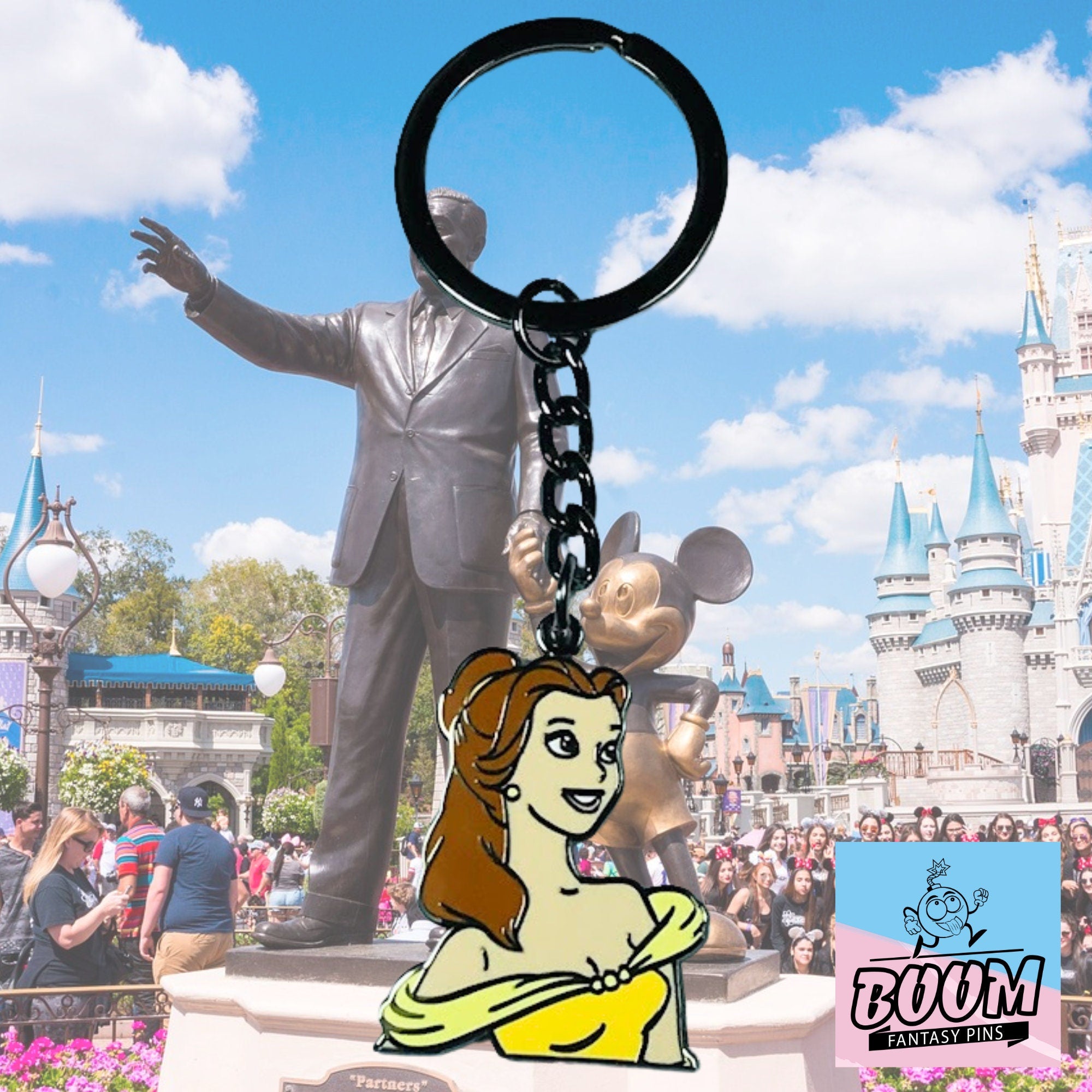 Porte-clés – Belle de La Belle et la Bête – Disney Fantasy