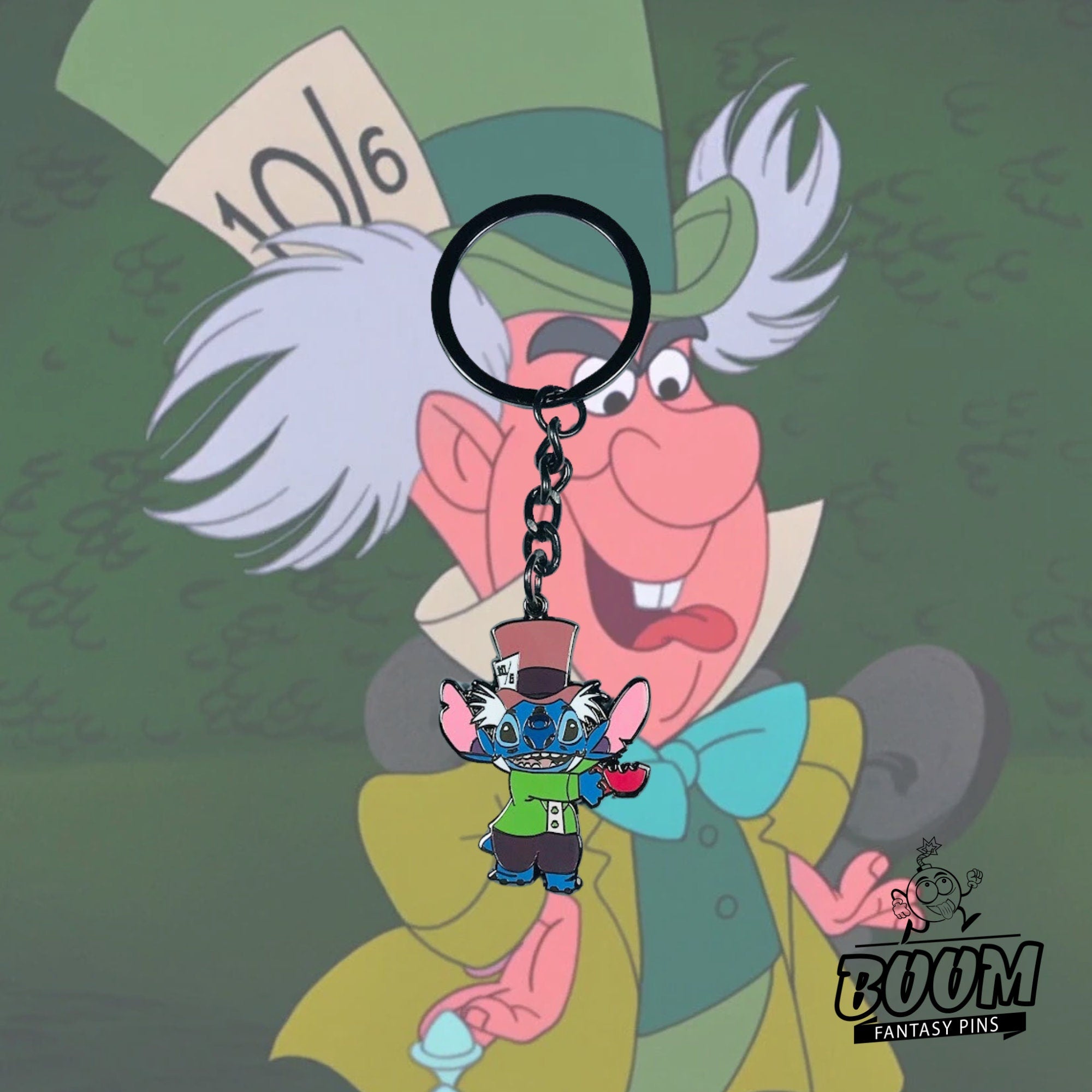 Llavero – Experimento 626 Stitch como el Sombrerero Loco de Lilo &amp; Stitch – Disney Fantasy