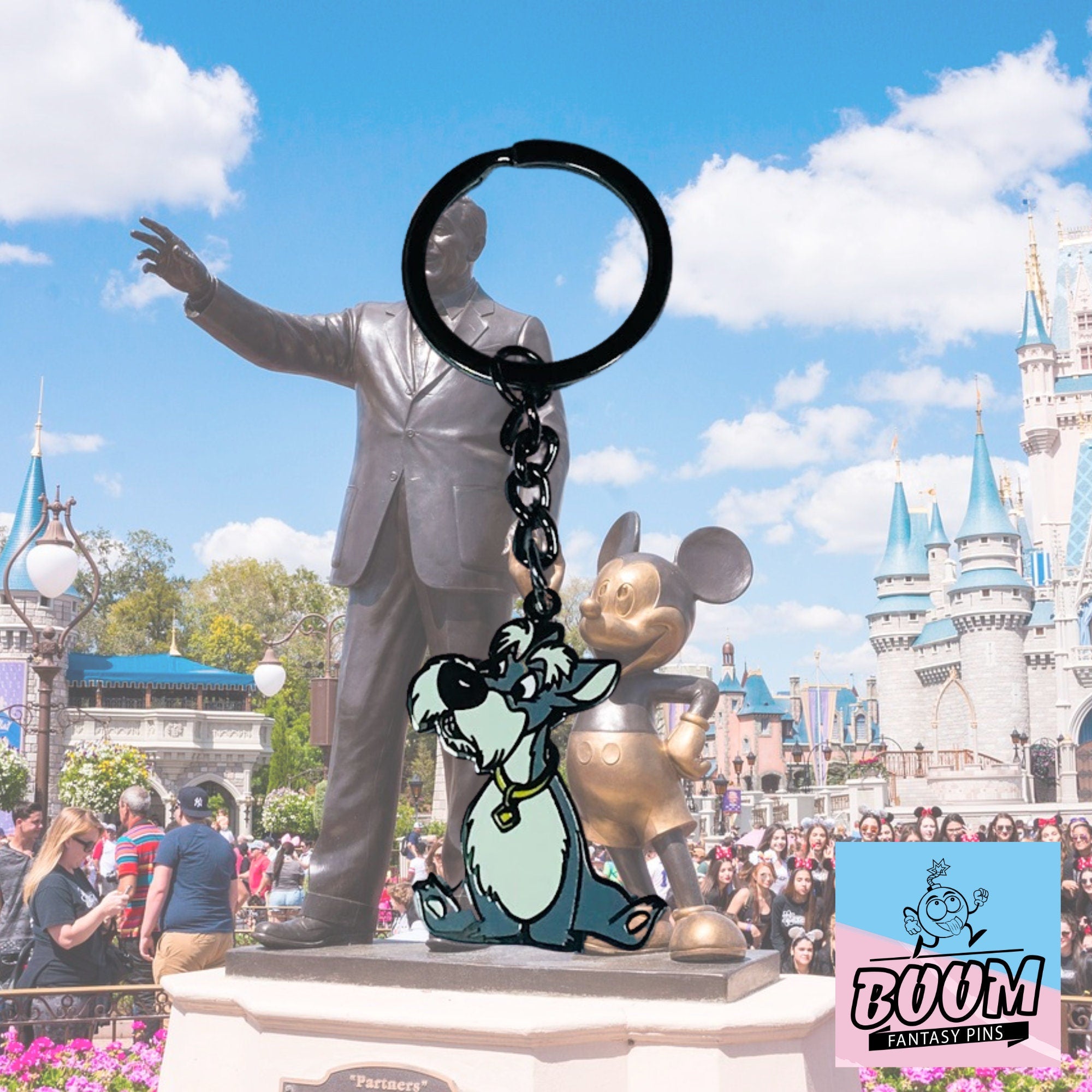 Llavero – Jock de La Dama y el Vagabundo – Disney Fantasy