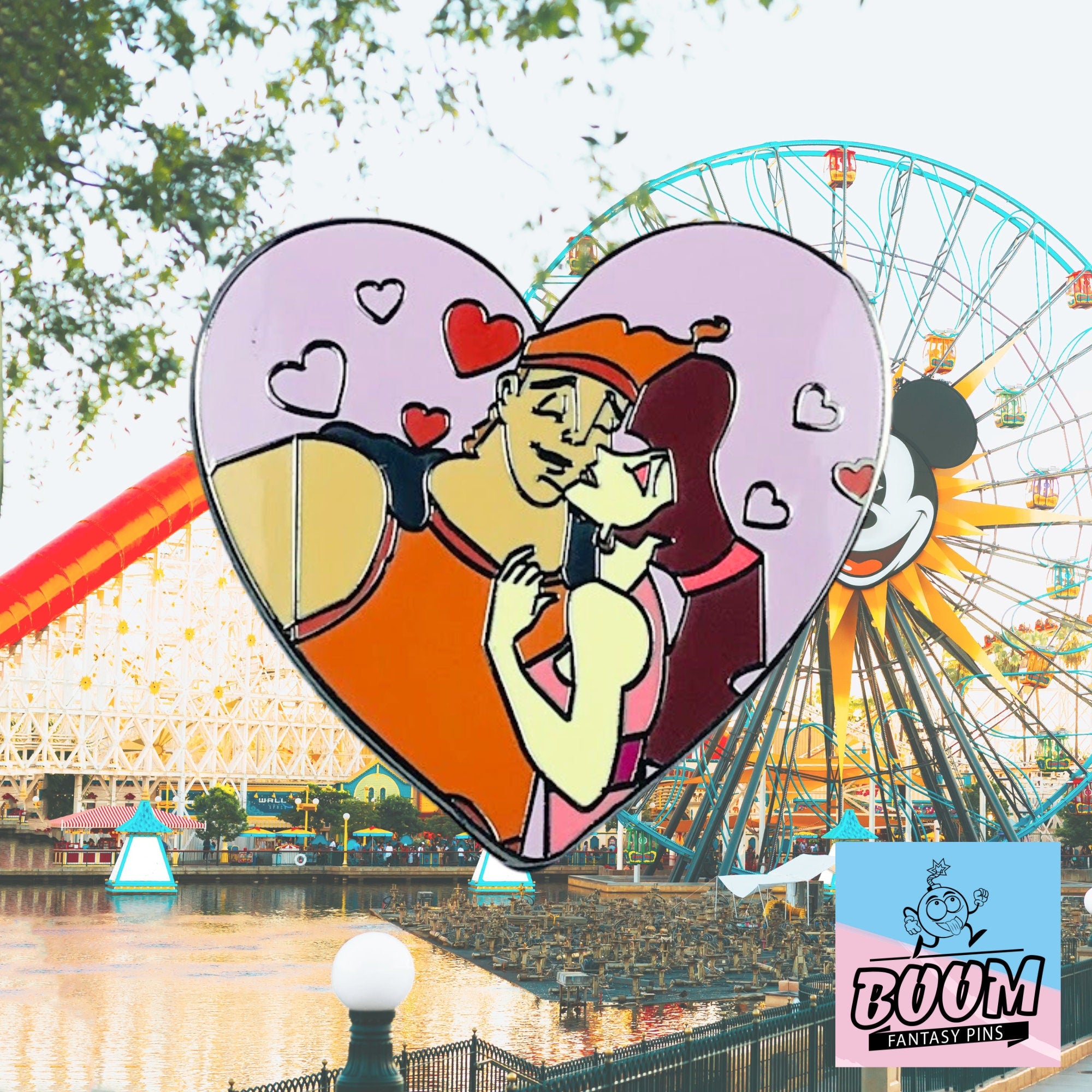 Pin's – Hercule et Mégara du film Hercule – Disney Fantasy