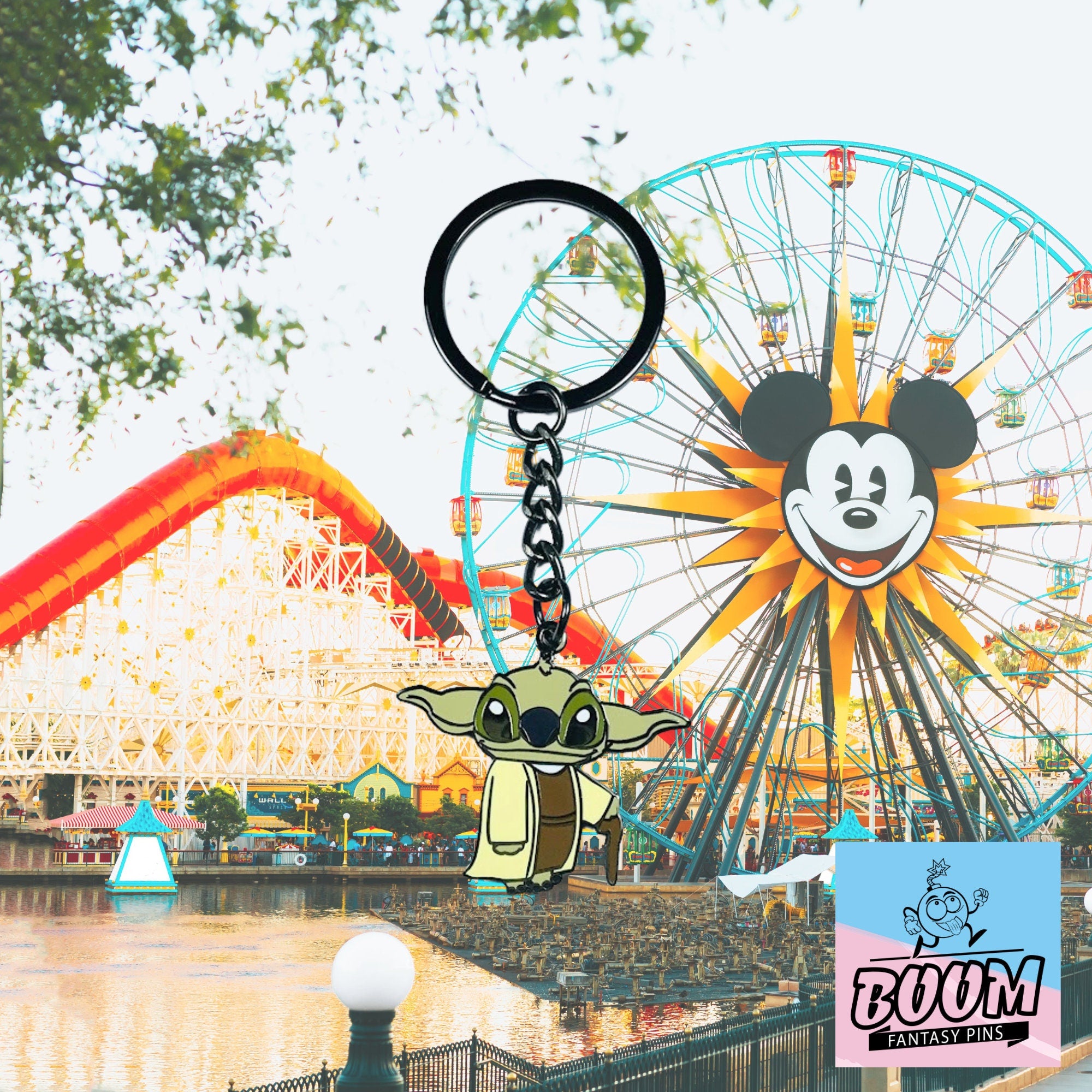 Llavero – Experimento 626 Stitch como Yoda de Lilo &amp; Stitch – Disney Fantasy