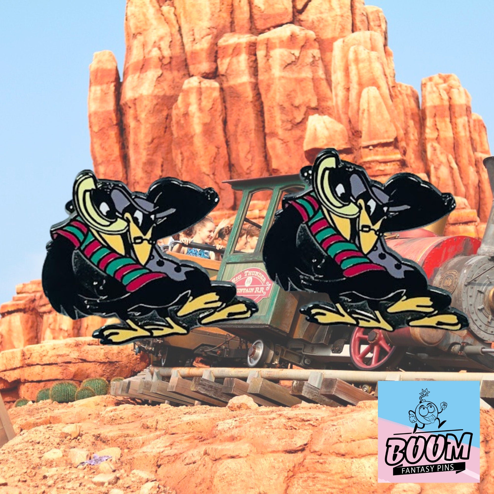 Boutons de manchette – Raven Jim de Dumbo – Disney Fantasy