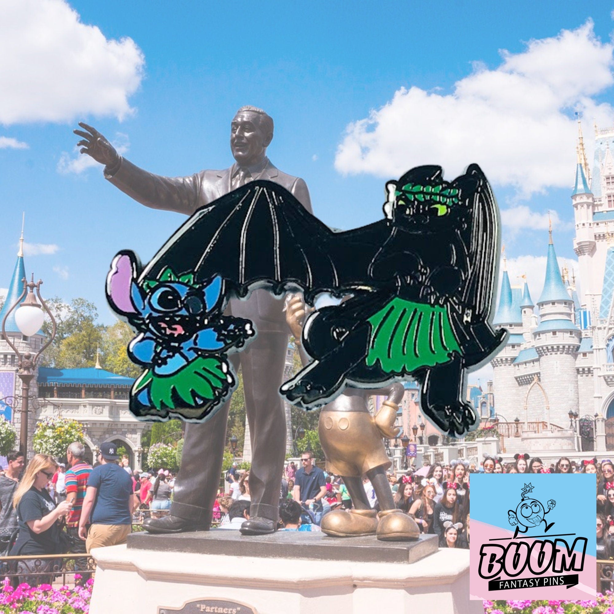 Pin – Stitch y Desdentao de Lilo y Stitch – Disney Fantasy