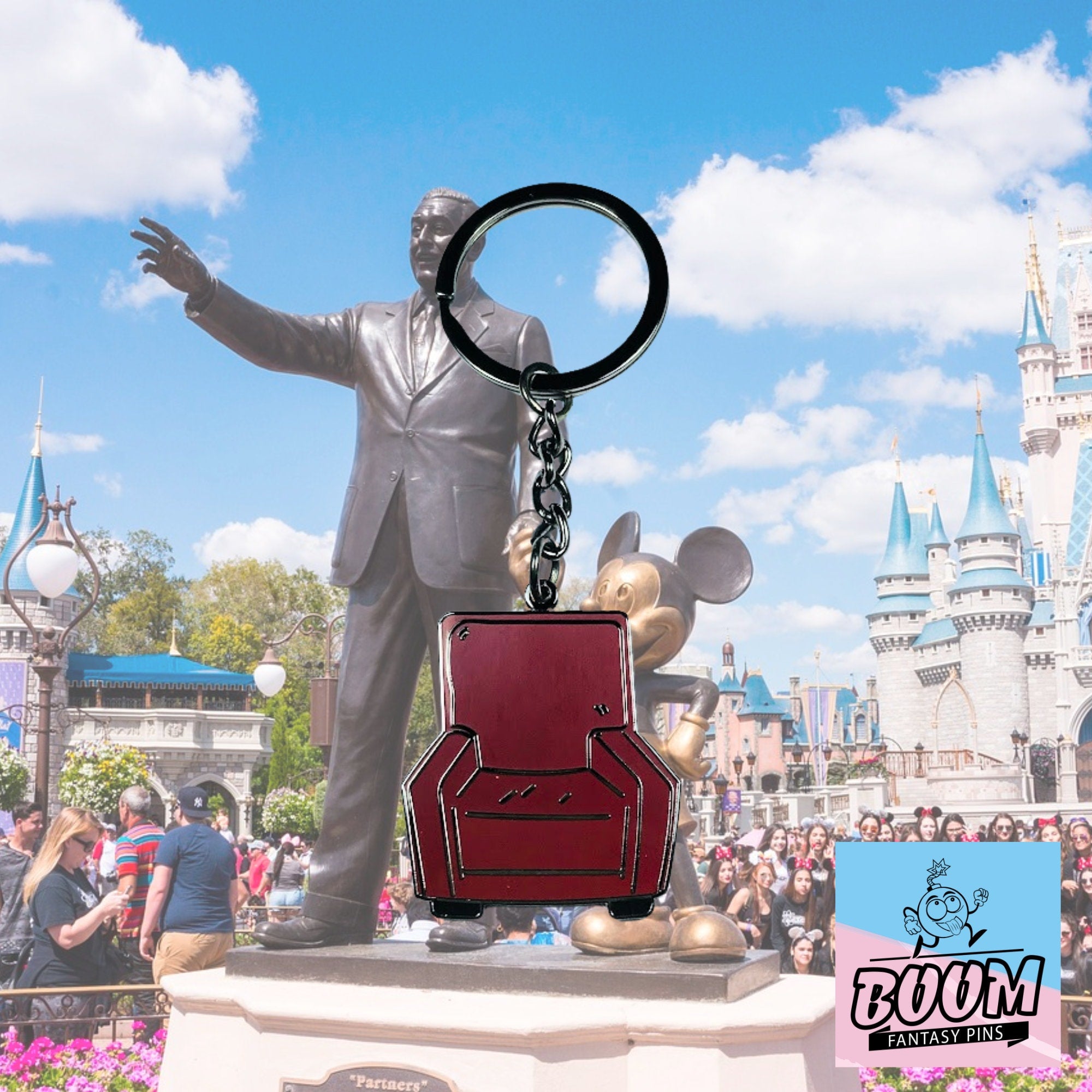 Llavero – Sillón peculiar de Disney Fantasy – Disney Fantasy