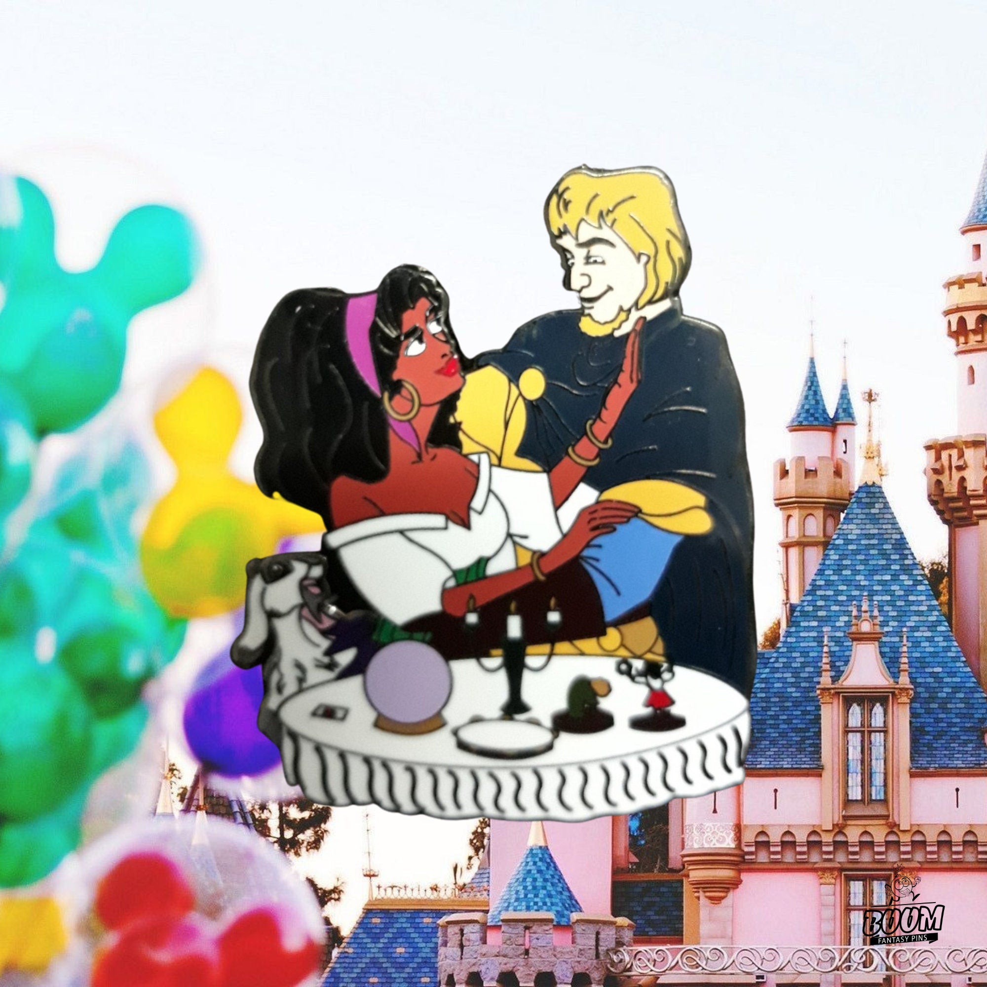 Pin's – Esmeralda et Phoebus du Bossu de Notre-Dame – Disney Fantasy
