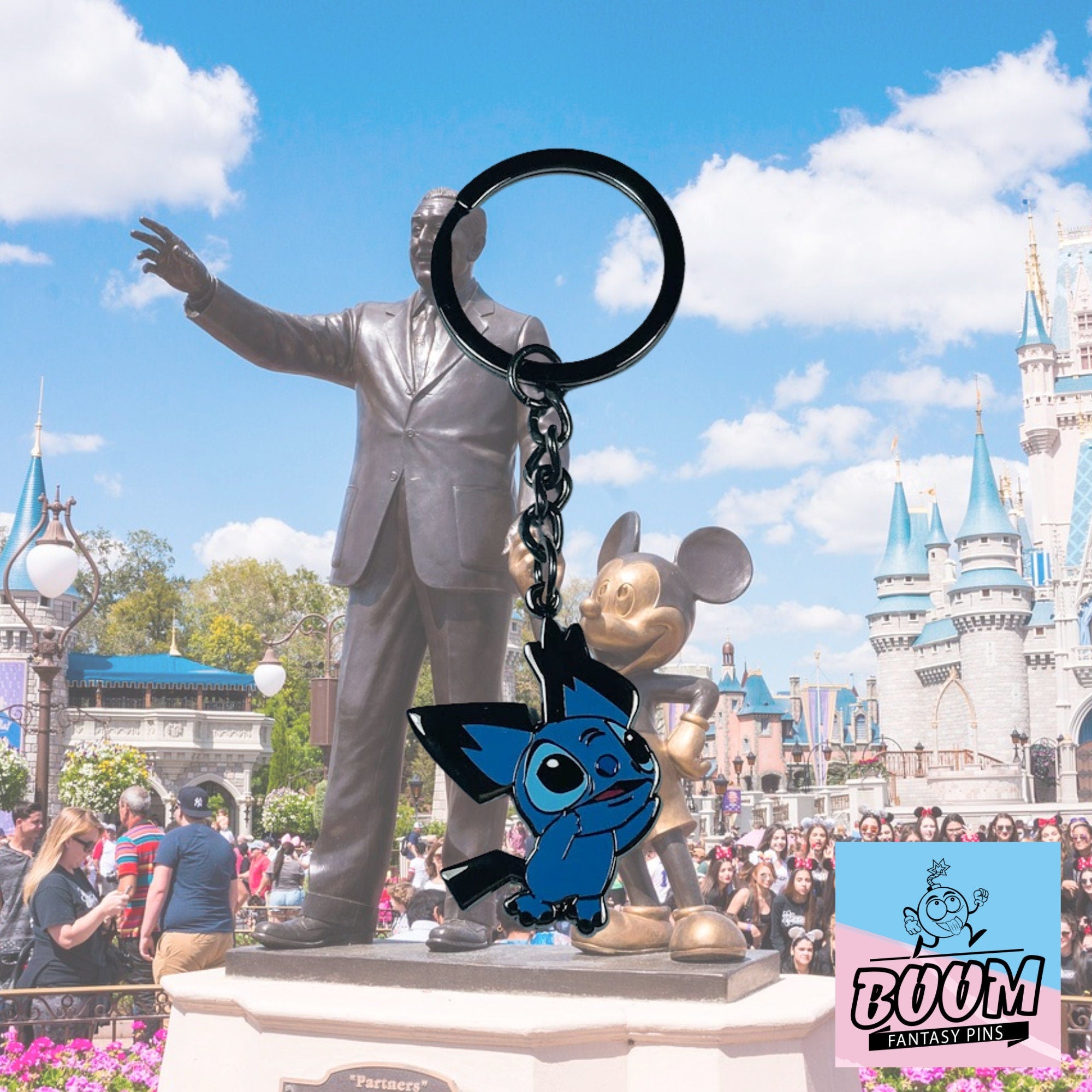 Porte-clés – Expérience Stitch 626 de Lilo &amp; Stitch Disney Fantasy